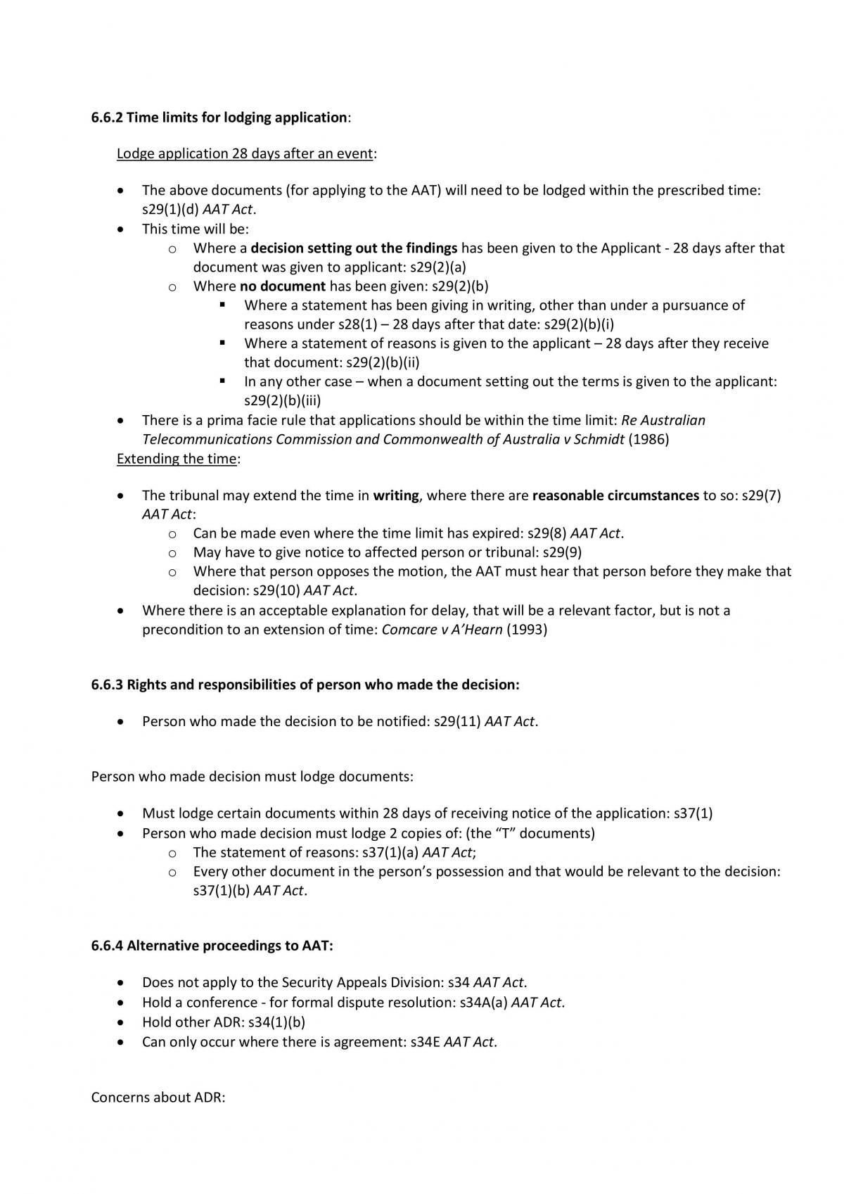 Admin Law 1 Course Notes - Page 23