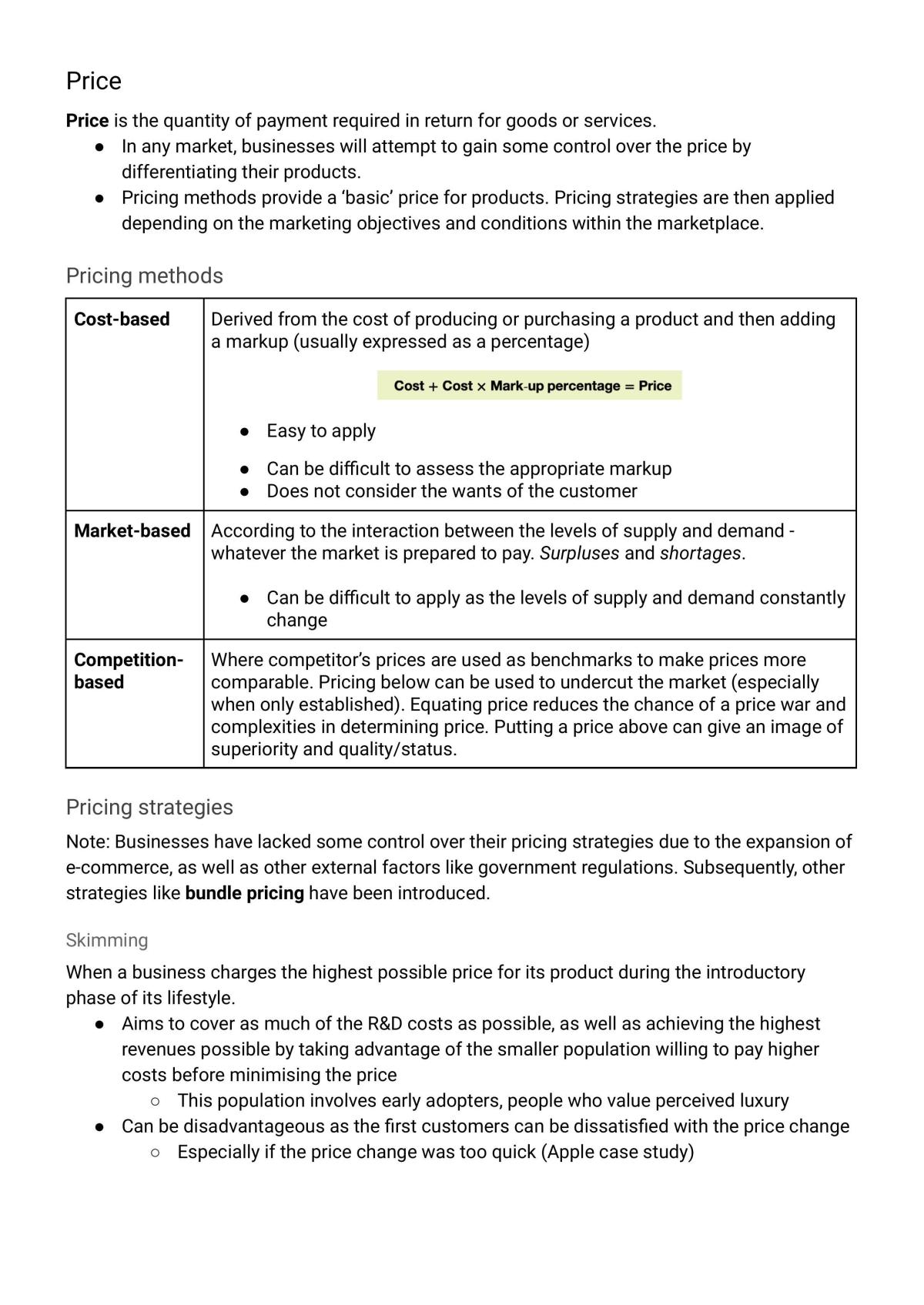 Marketing Study Notes - Page 20