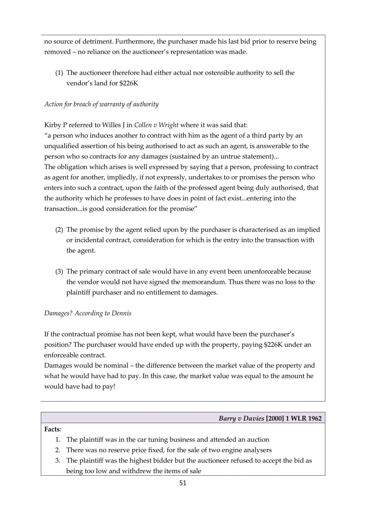Land Dealings (Conveyancing): Comprehensive Course Notes  - Page 51