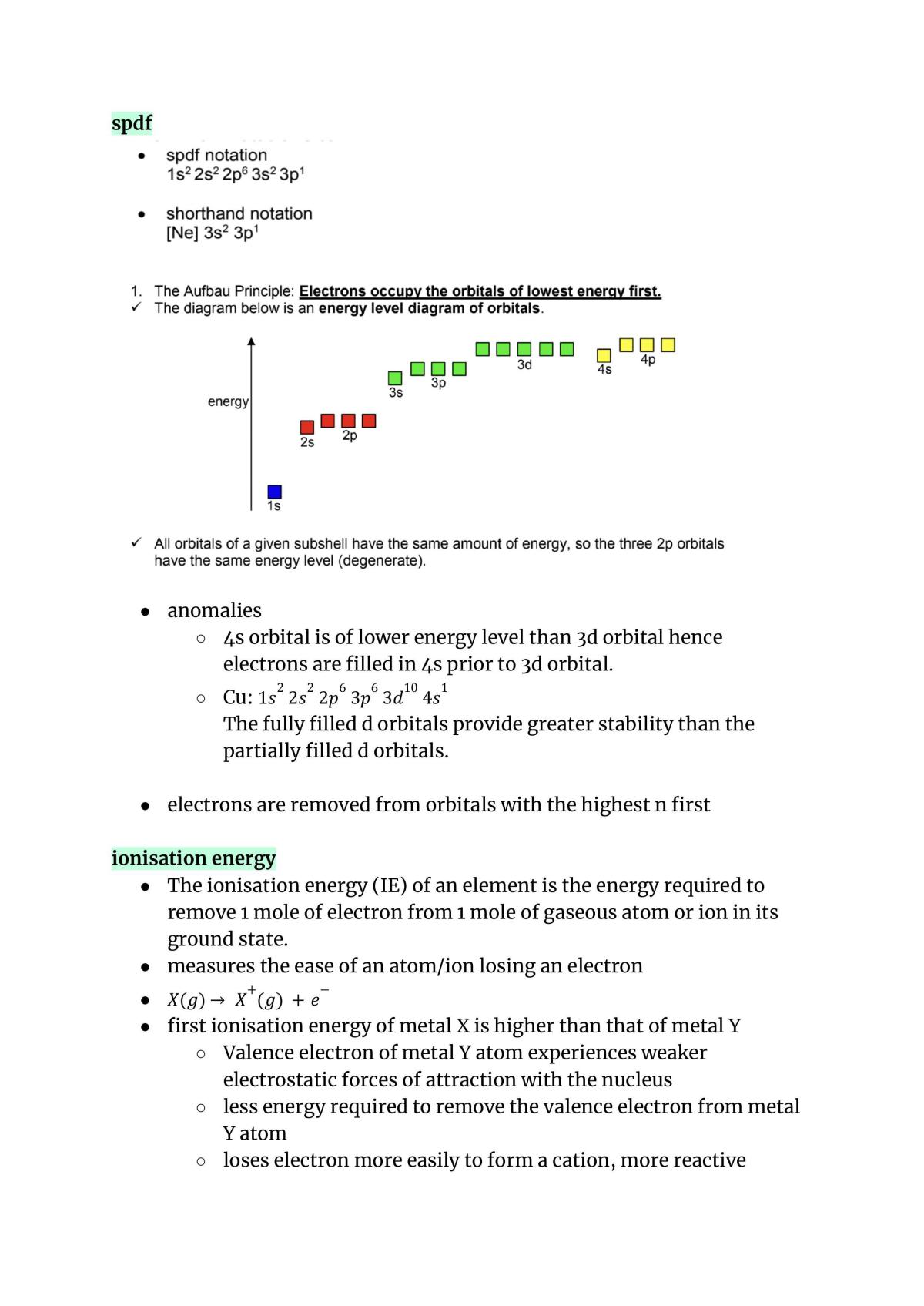 Ip/o Levels Y3 Chemistry Notes 5 Topics - Page 14