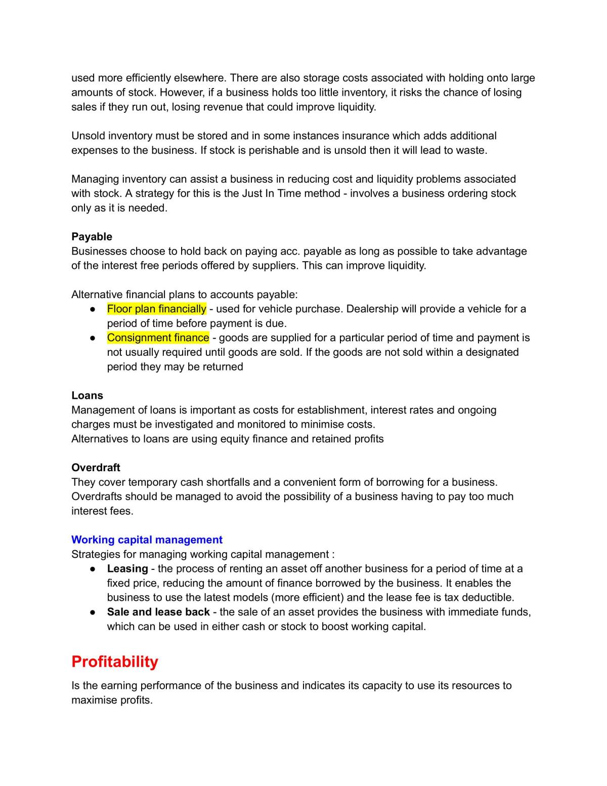 Topic 2 Business Studies - Page 17