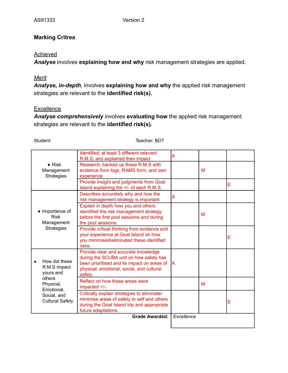 Level 2 Outdoor Education 91333  - Page 3
