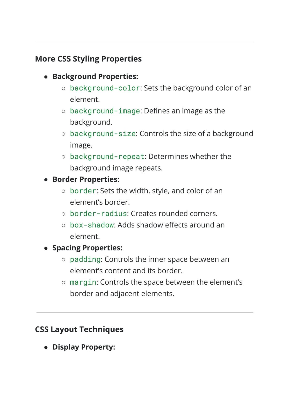 Digital Technologies - Notes about HTML and CSS - Page 15