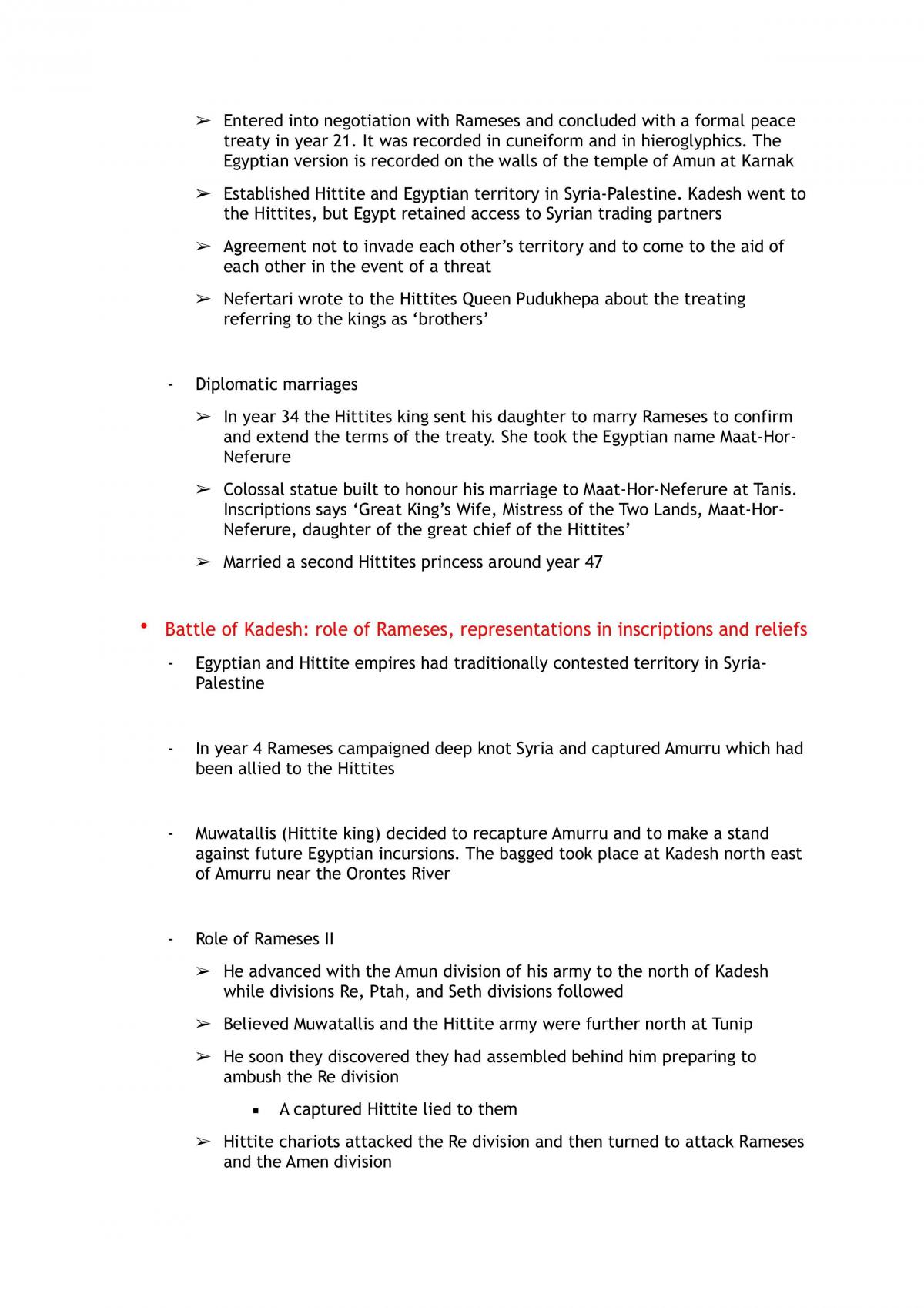 Ramesses II Study Notes for Year 12 HSC - Page 36