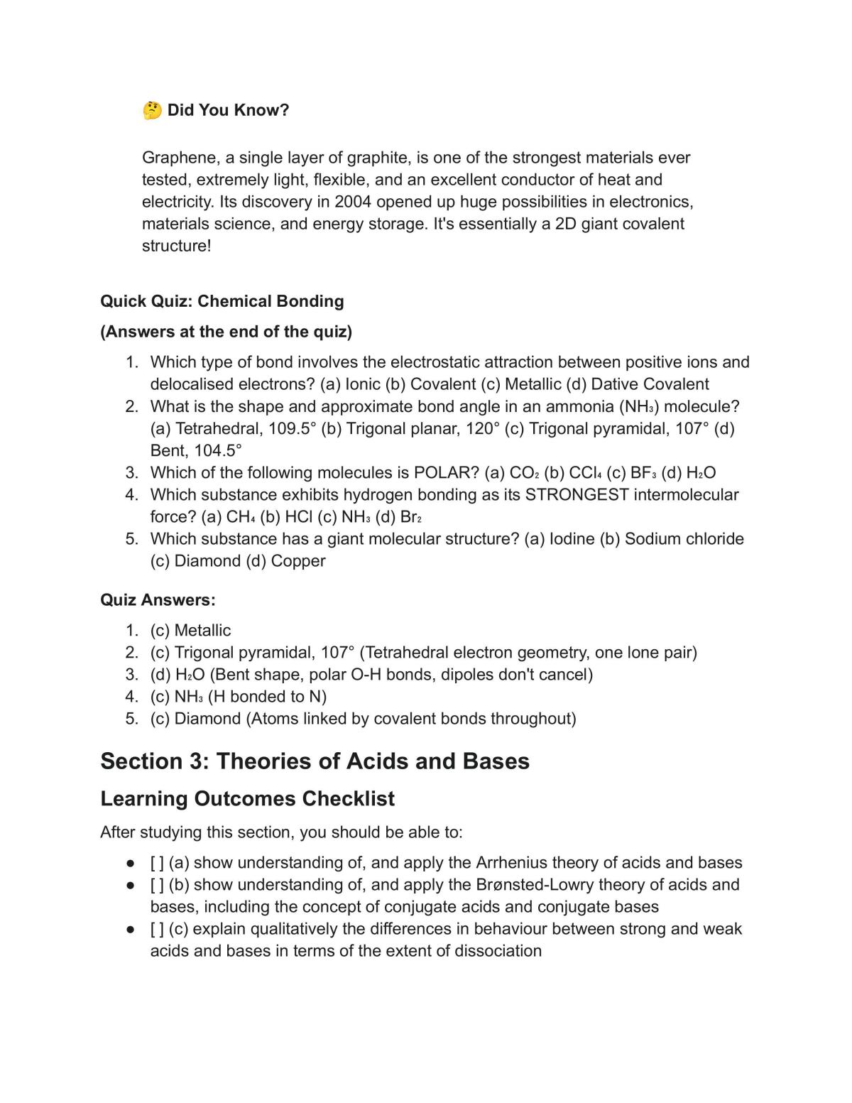 H1 Chemistry Study Notes - Page 21