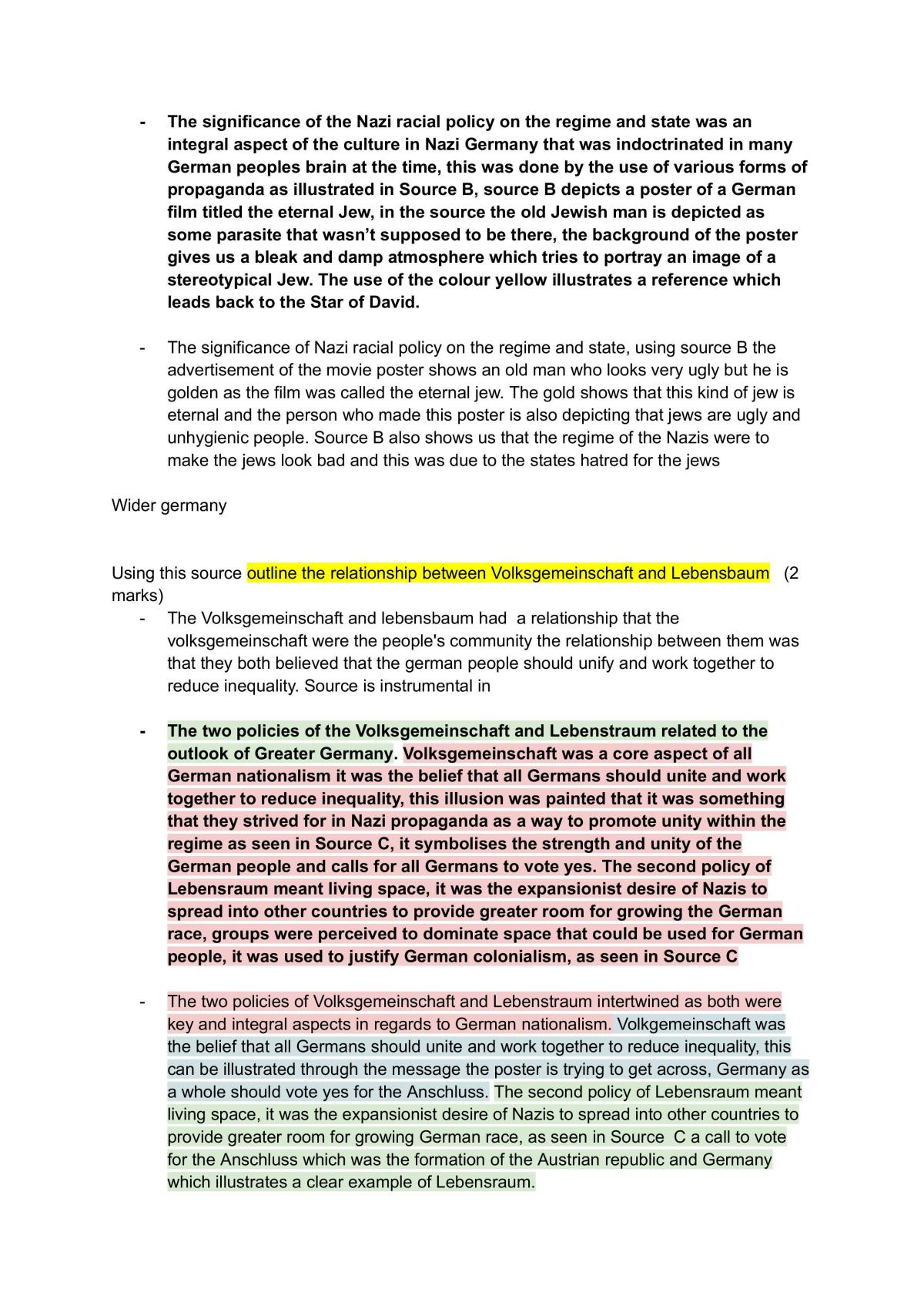 Modern History Interwar Period Study Notes. - Page 21