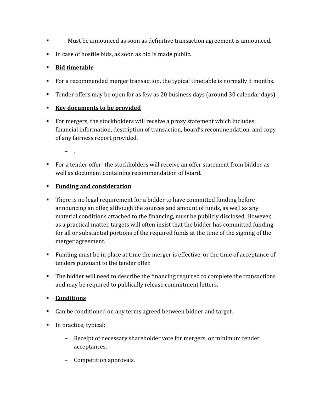 M&A Study Notes - Page 16