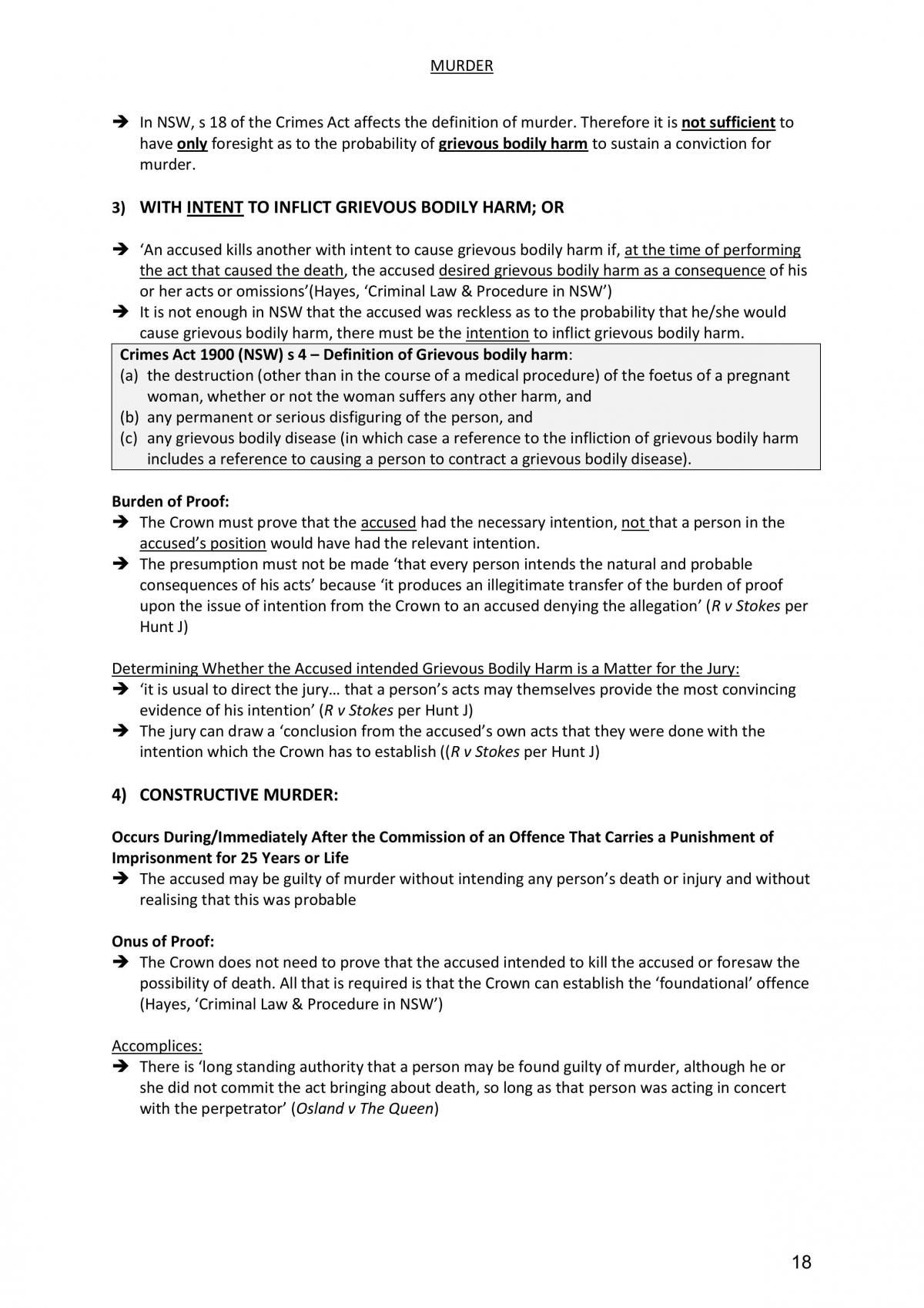 Criminal Law Notes  - Page 18