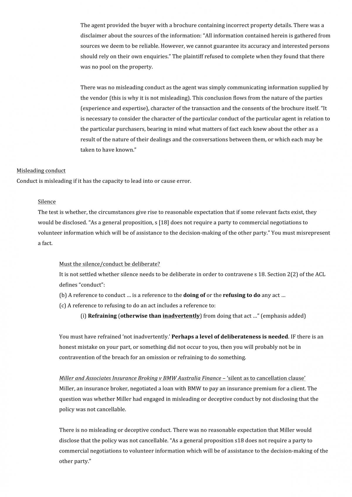 Monash Uni - Contract B LAW2102 Full Notes 2015 - Page 51