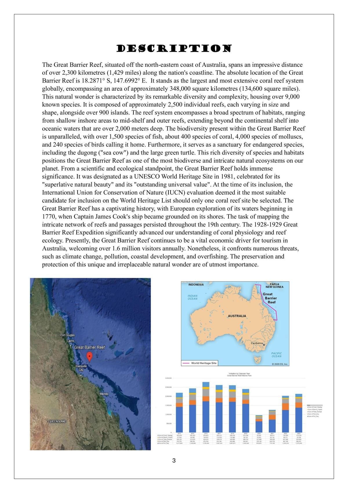 The Great Barrier Reef Research Report - Page 3
