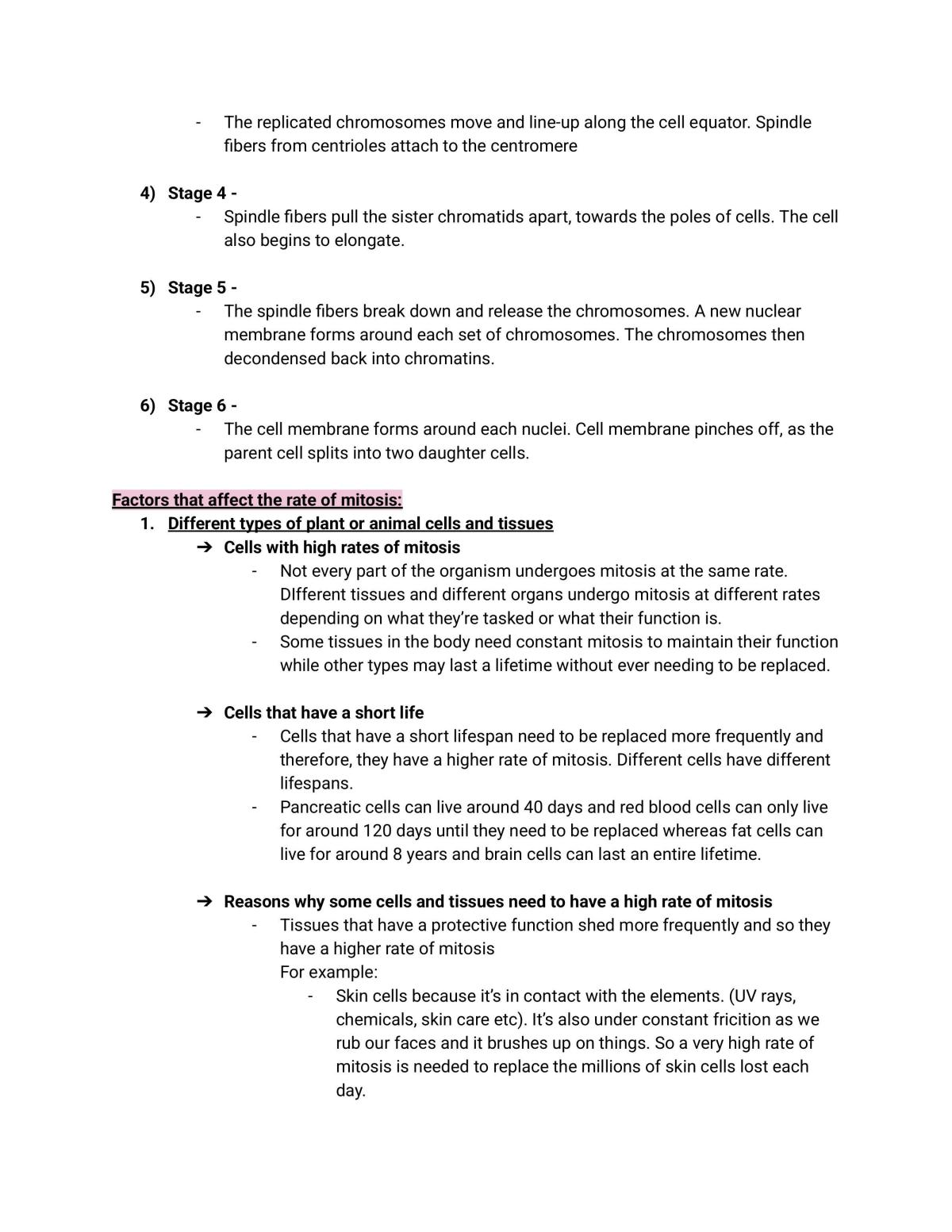 Biology 2.4 Notes (E) + a Bit of 2.5 Genetic Variation - Page 21