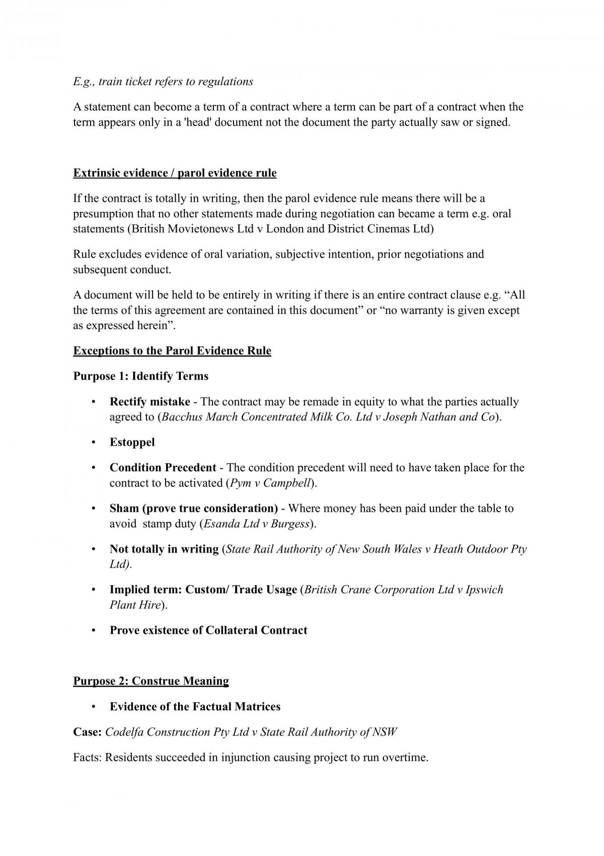 Exam notes for Contracts  - Page 73