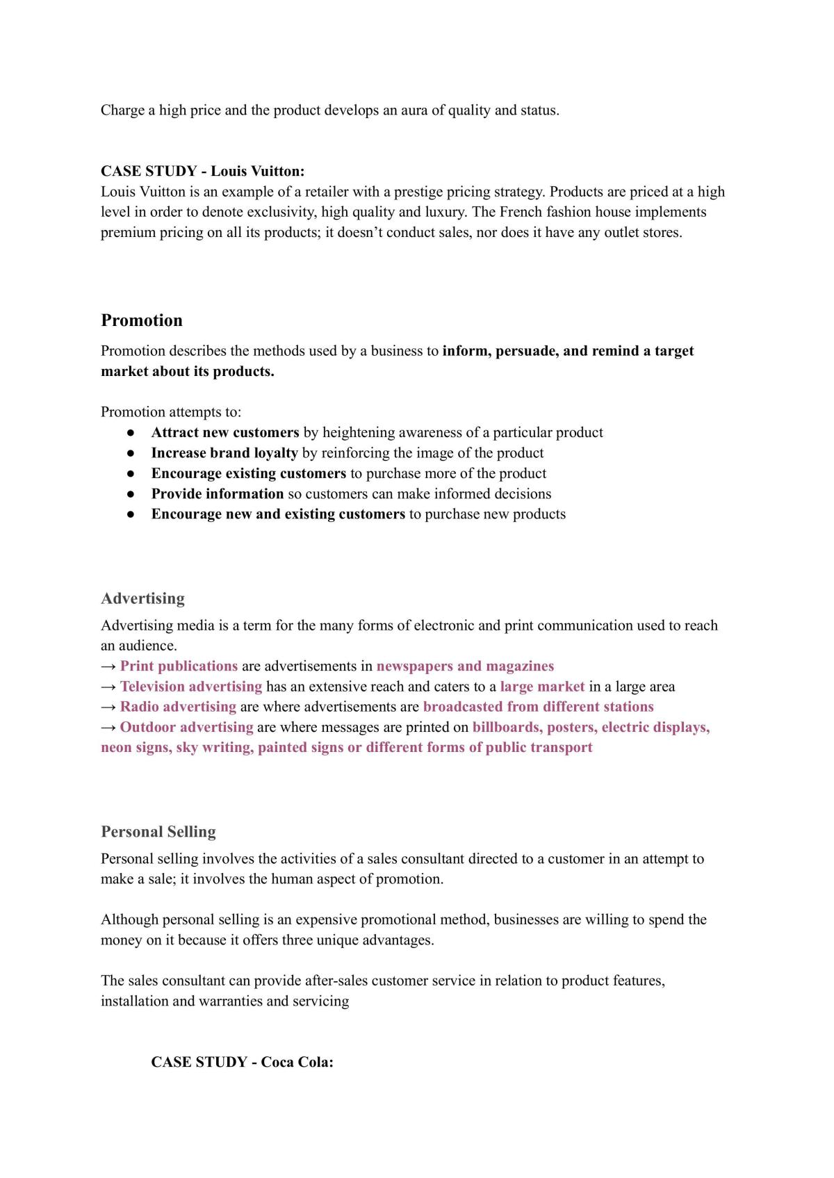 HSC Marketing Notes - Page 32