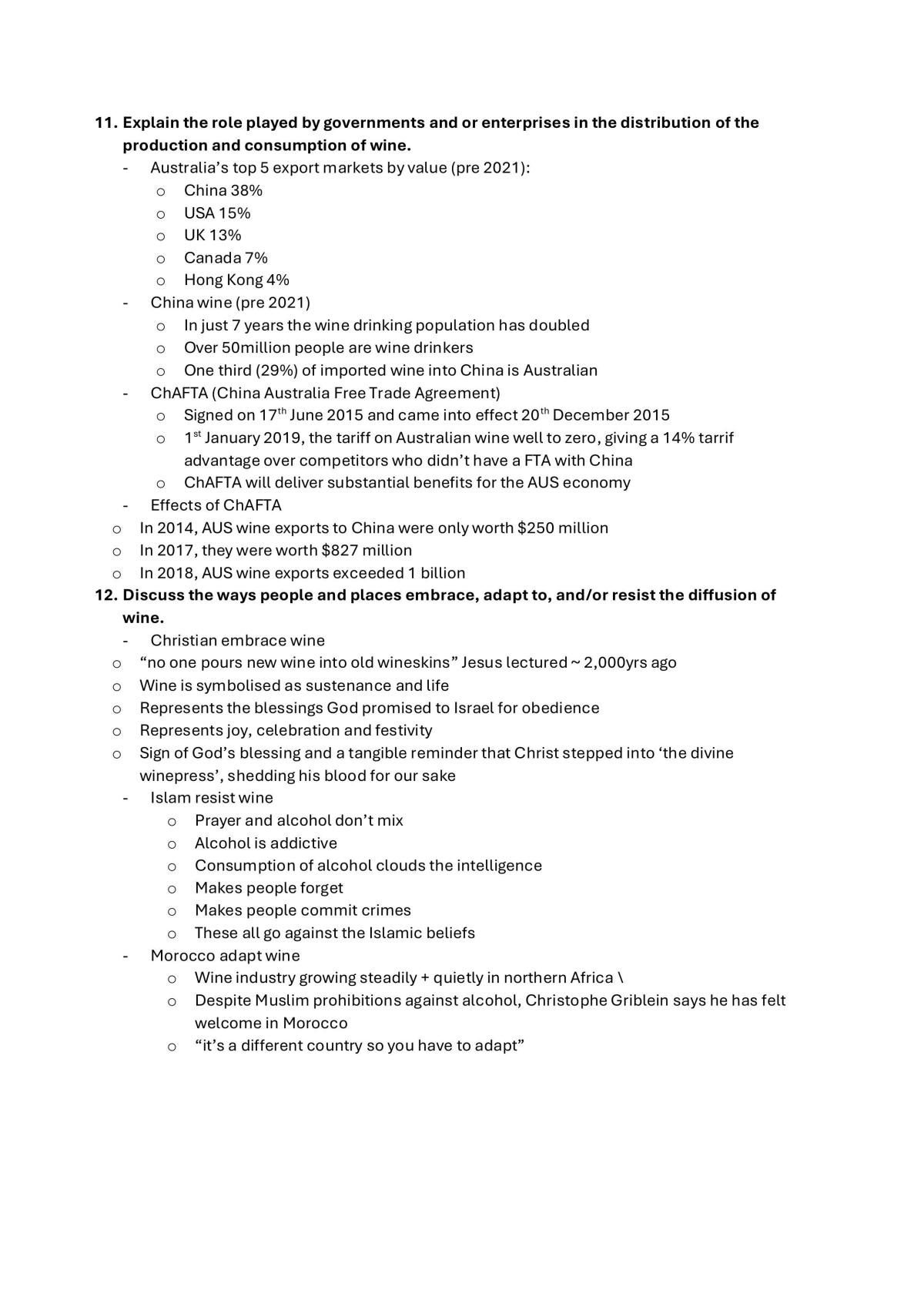 Geography Unit 1 + 2 Notes - Page 24