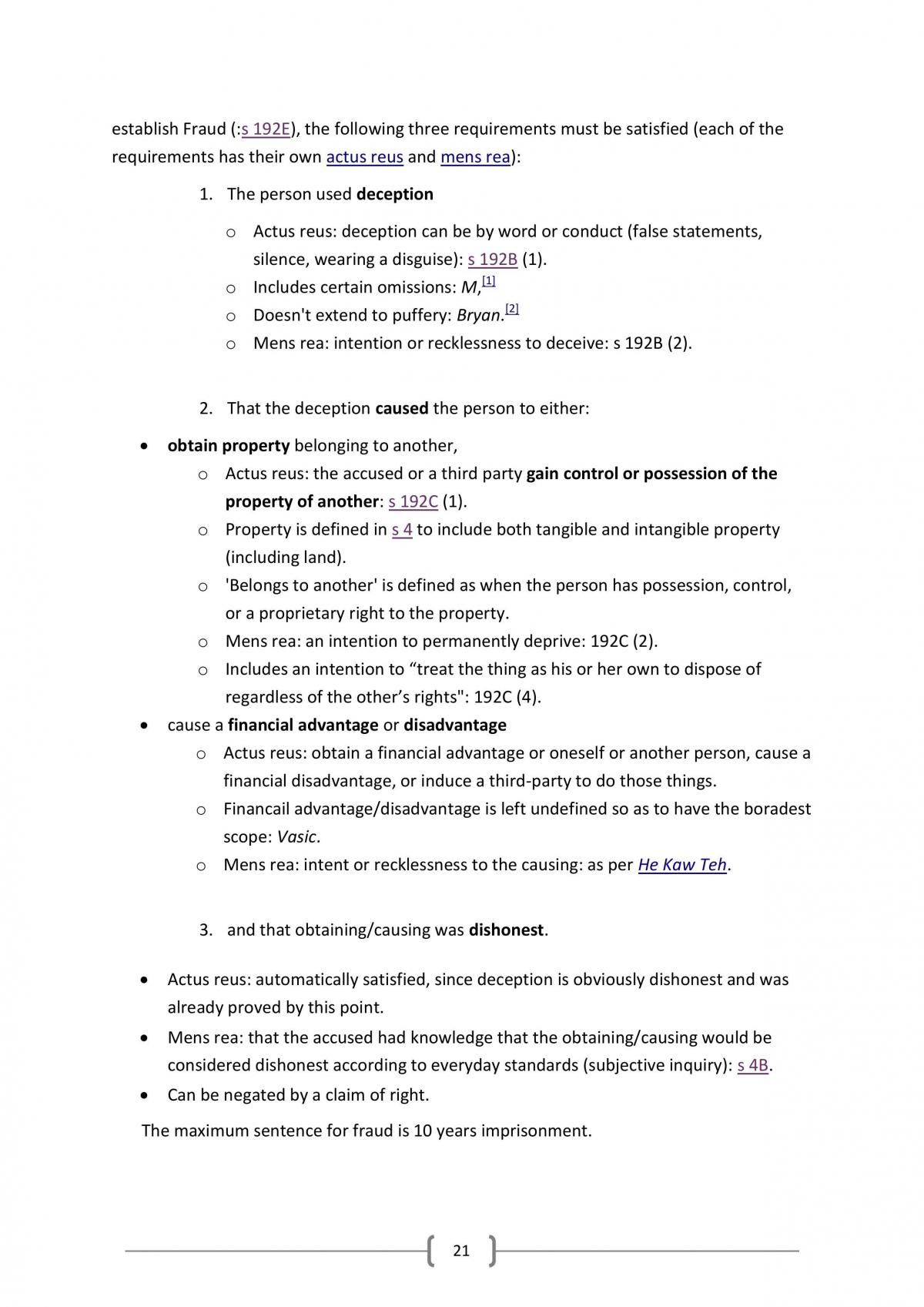 Criminal Law Notes - Page 21