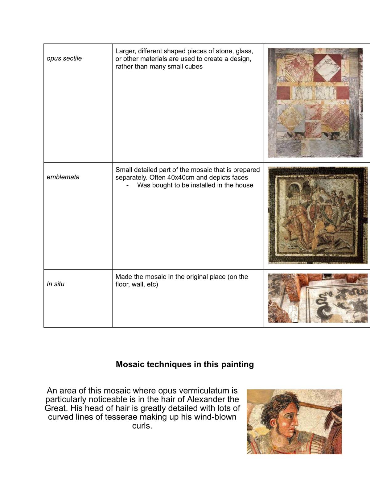 LVL 2 Classics - Ancient Art complete study notes  - Page 10