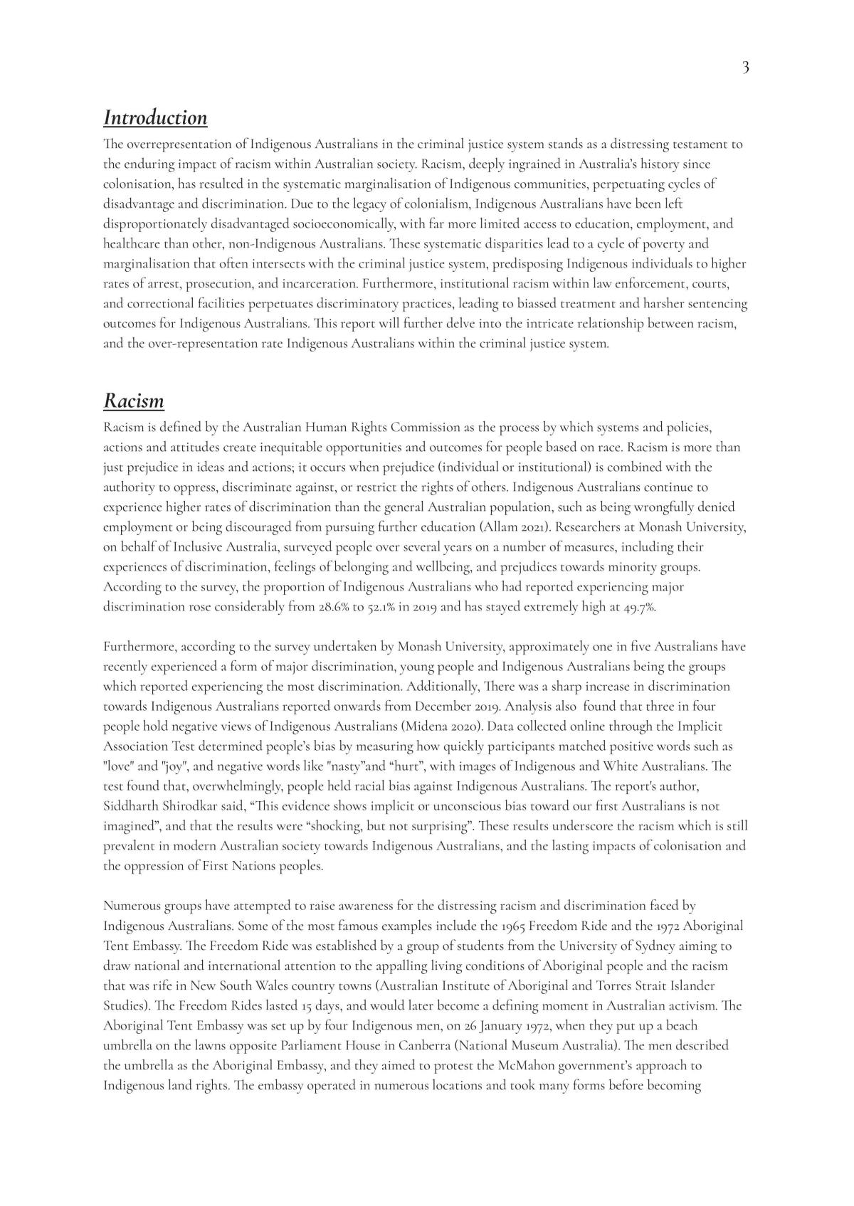 Year 12 Aboriginal Studies Major Project  - Page 3