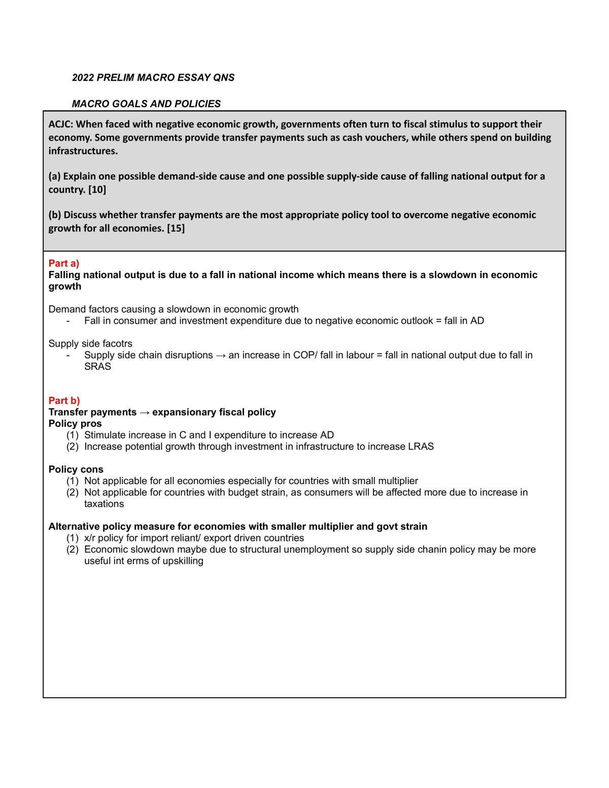 Summary of Macro Econs - Page 24