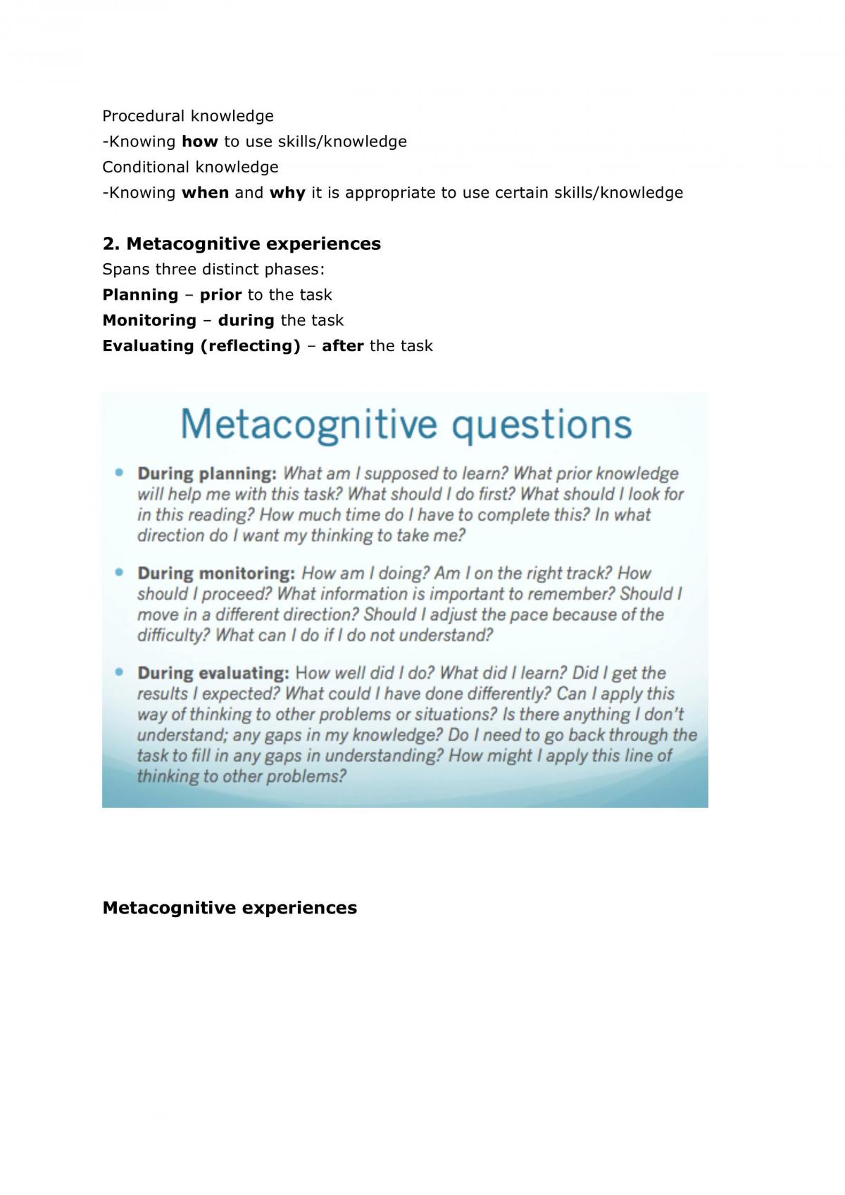 Educ2071- Learning, Mind & Education Lecture Notes  - Page 19