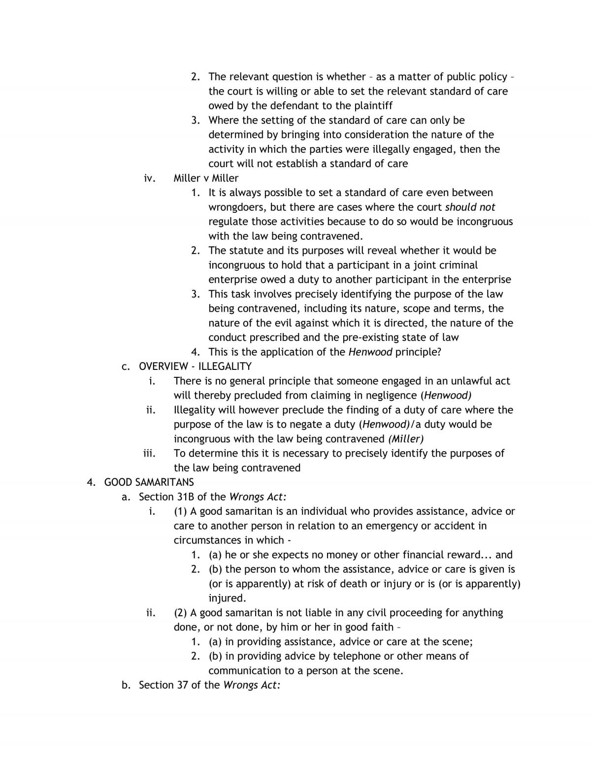 Torts Semester and Exam Notes - Page 59