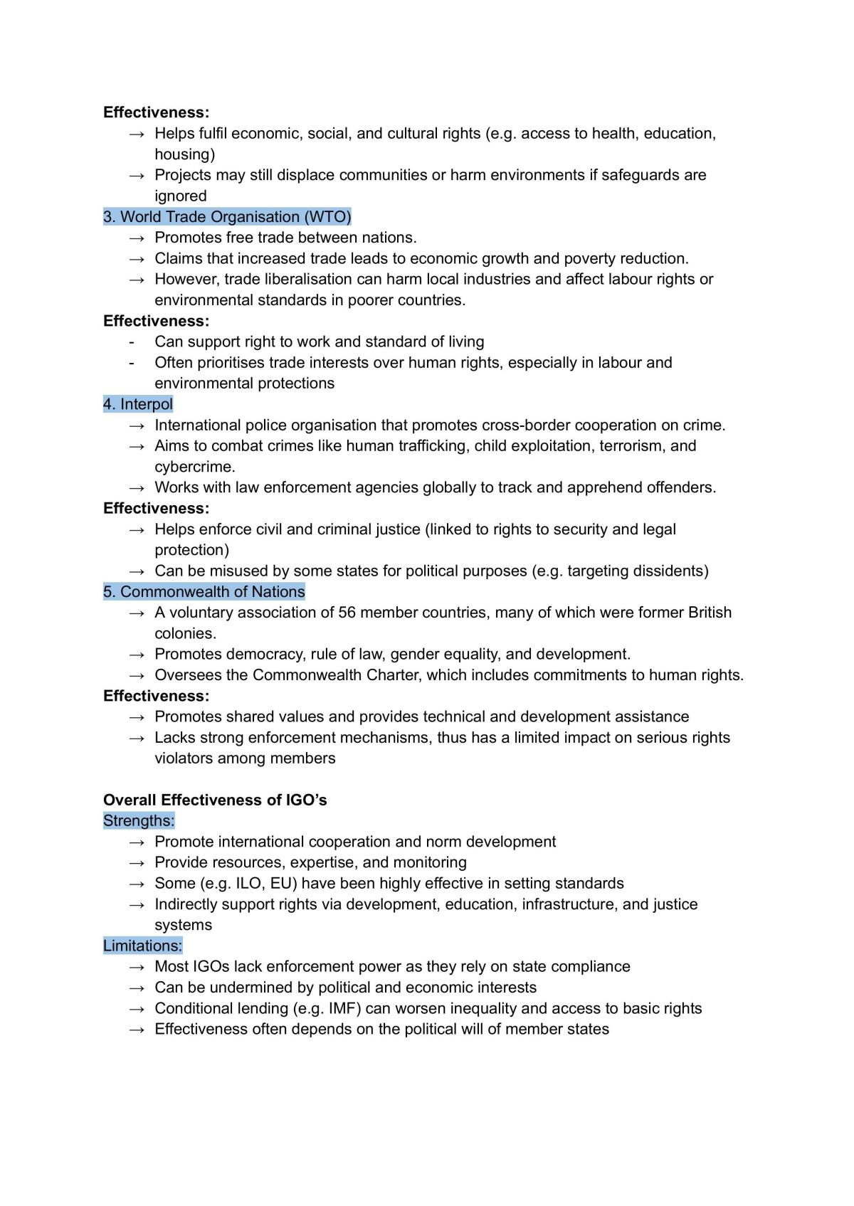 Extensive HSC Legal Studies Notes - Page 90