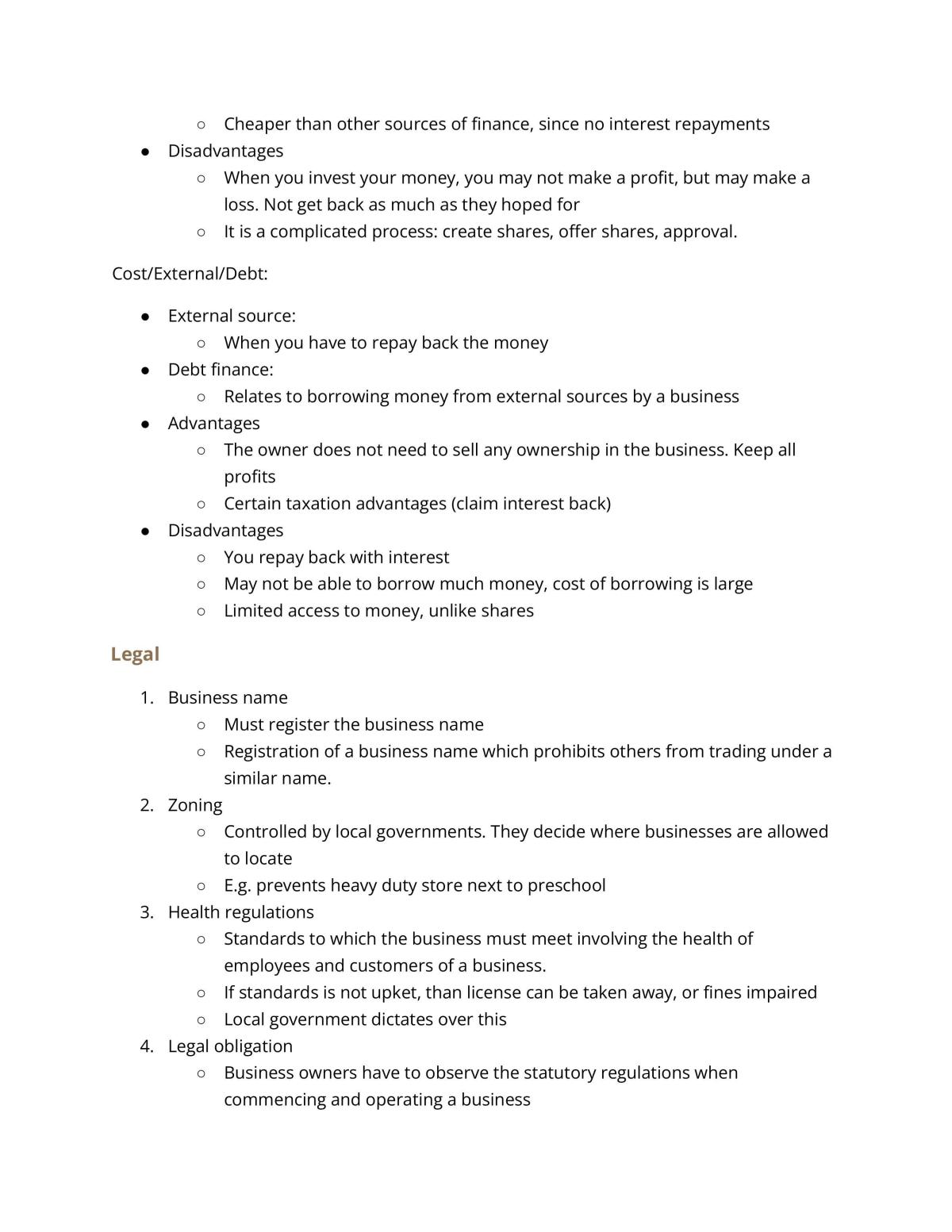 Prelim complete study notes busienss studies  - Page 31