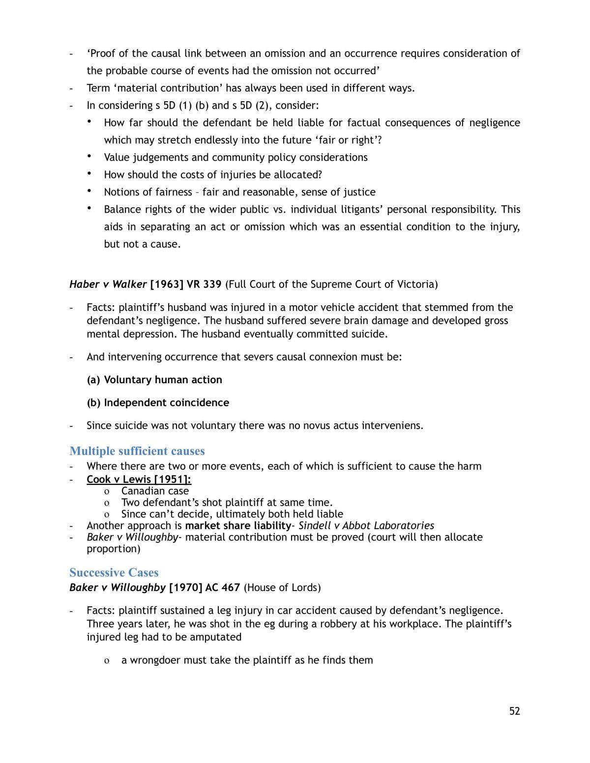 Comprehensive Notes for Torts - Page 52