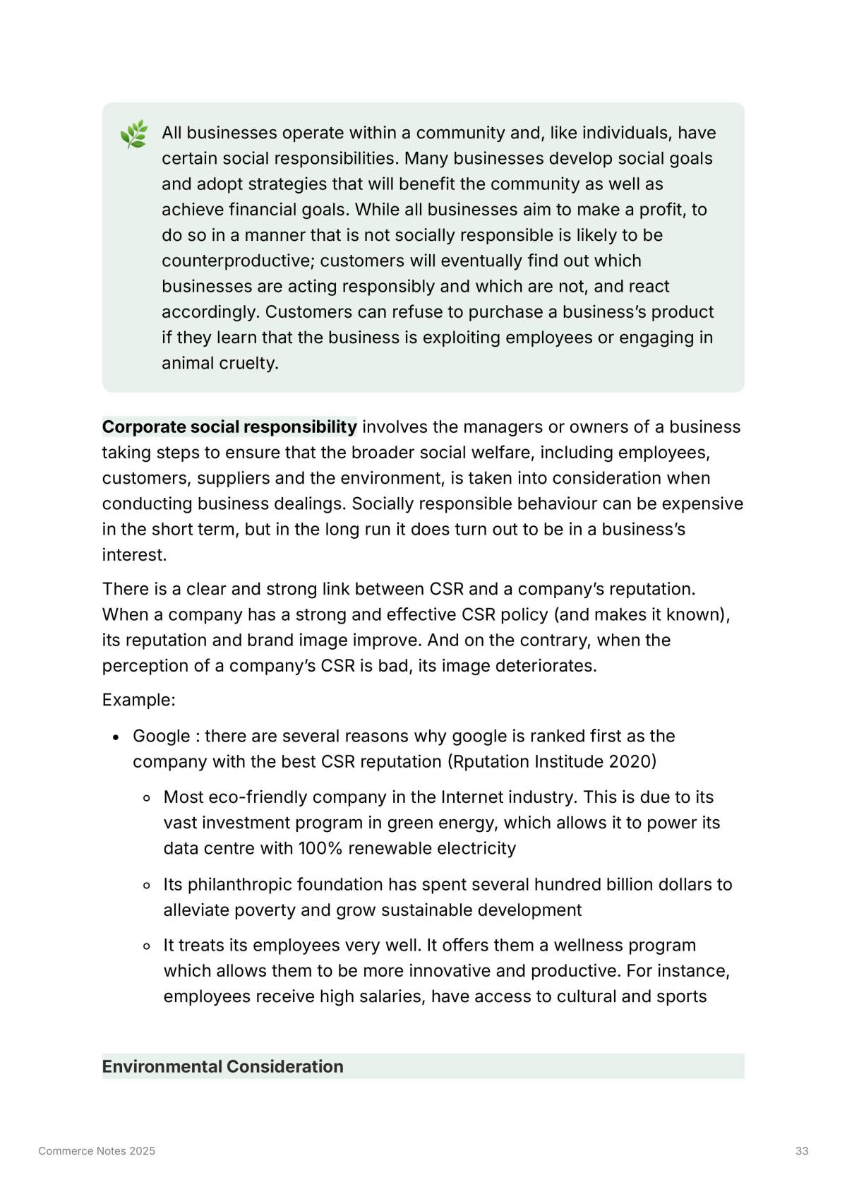 Commerce Notes - Consumer & Financial Decisions - Page 33