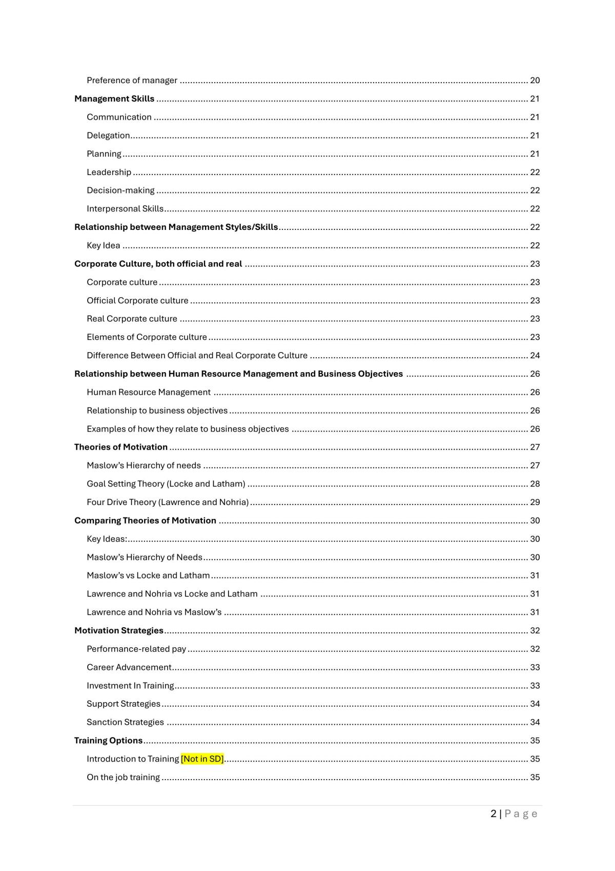 VCE Business Management Units 3 & 4 — Complete Study Notes - Page 3