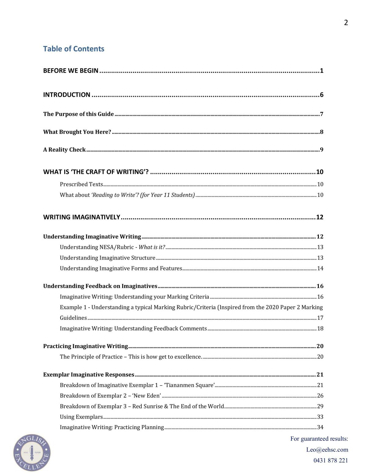 Guide to Craft of Writing - Page 3