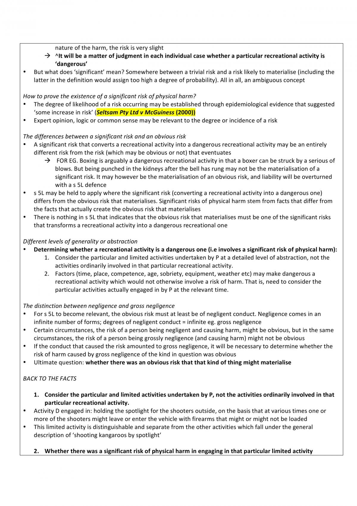 Complete Torts Notes - Page 94