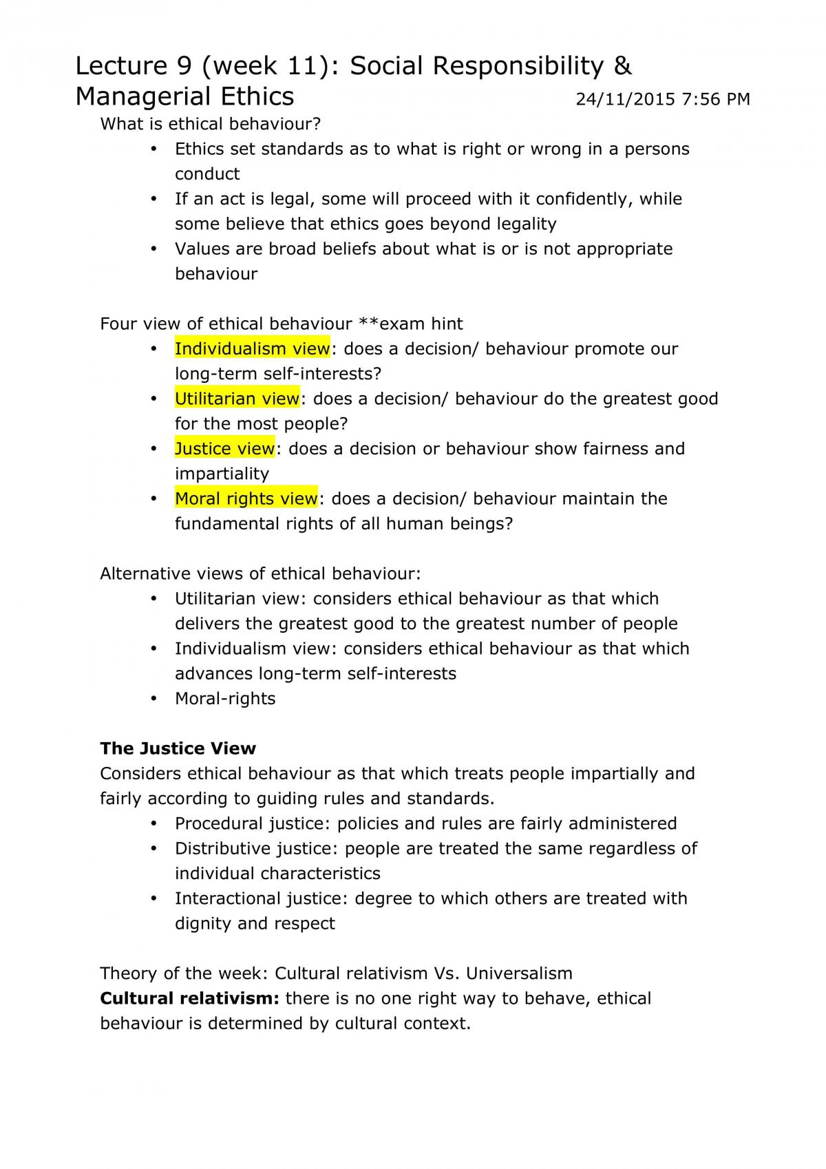 Management Concepts - Complete Course Notes - Page 25
