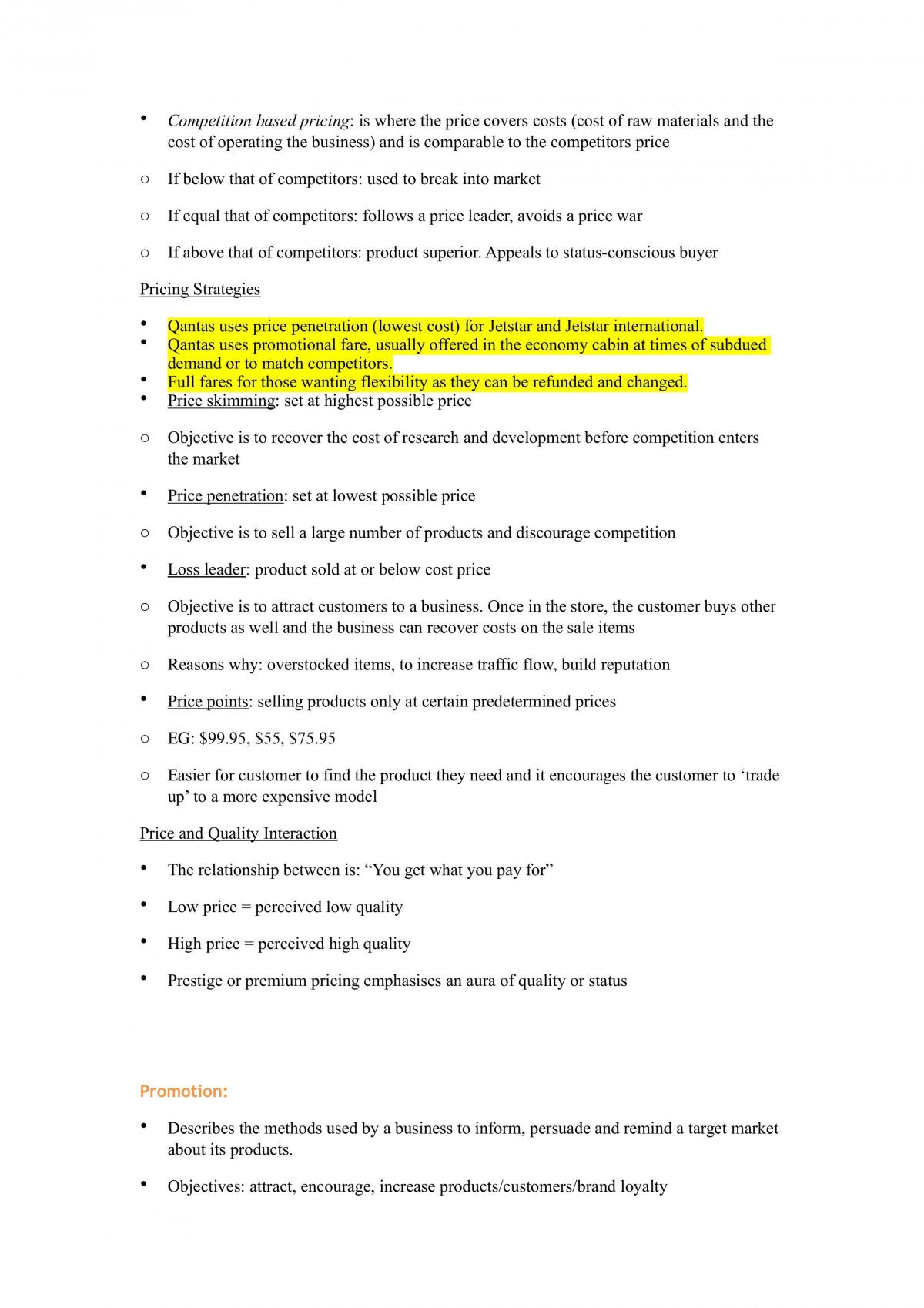 Marketing Study Notes - Page 18
