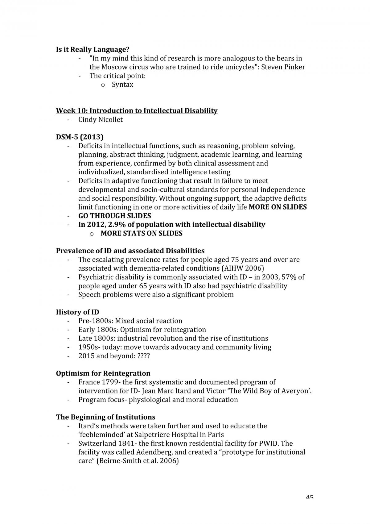 Complete Study Notes for PSYC2030 - Page 45