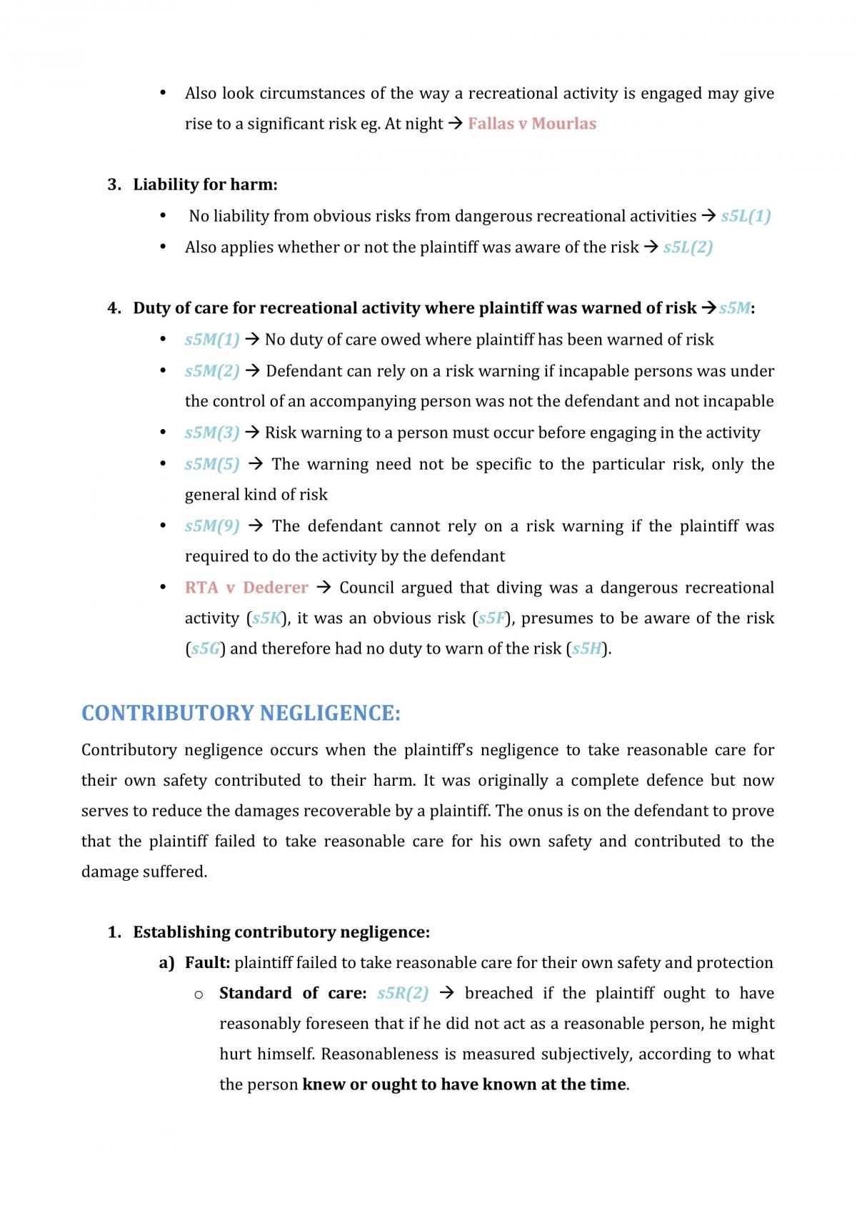 Torts Final Notes - Page 17