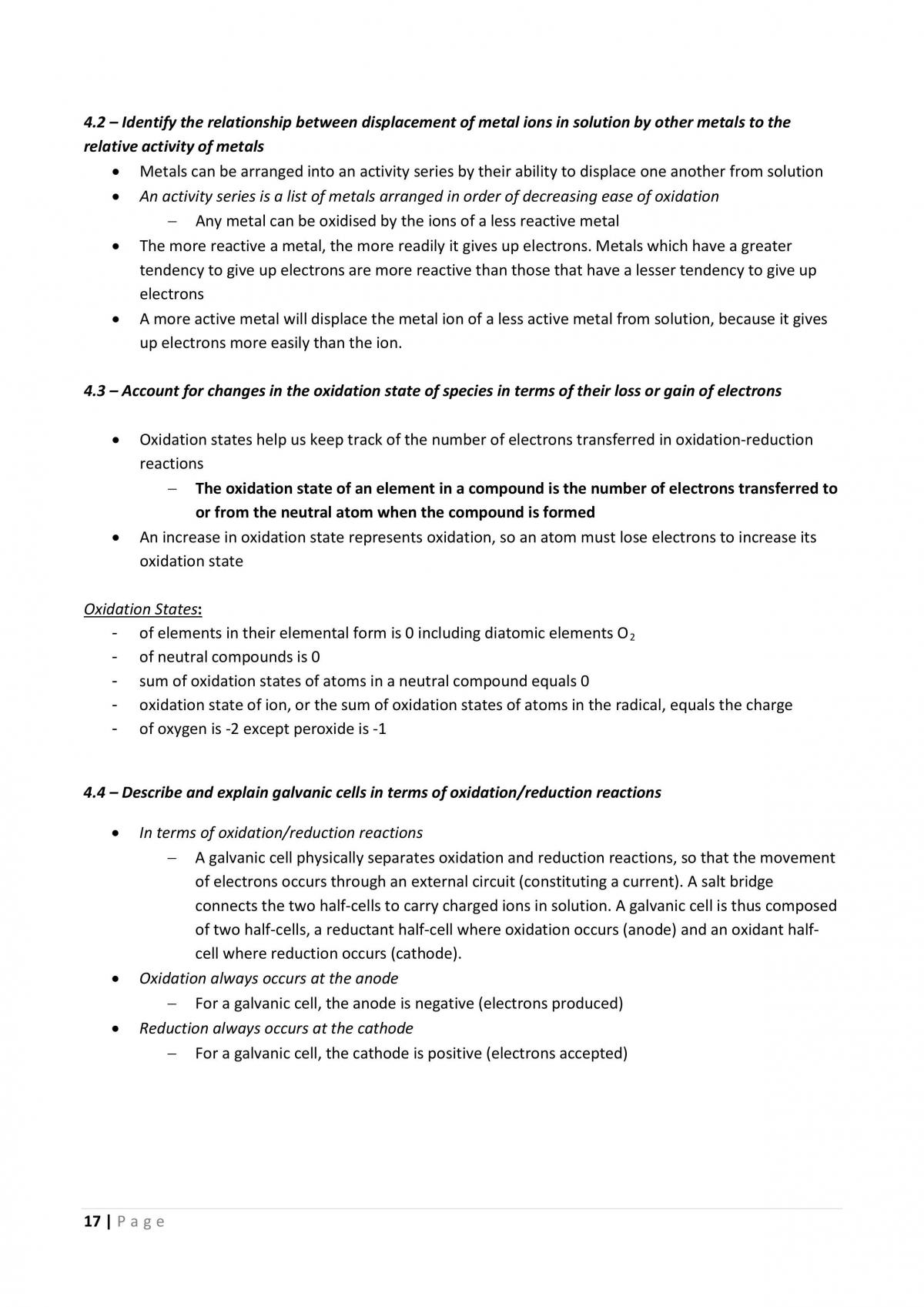 Production of Materials- every single dot point thorough notes - Page 17