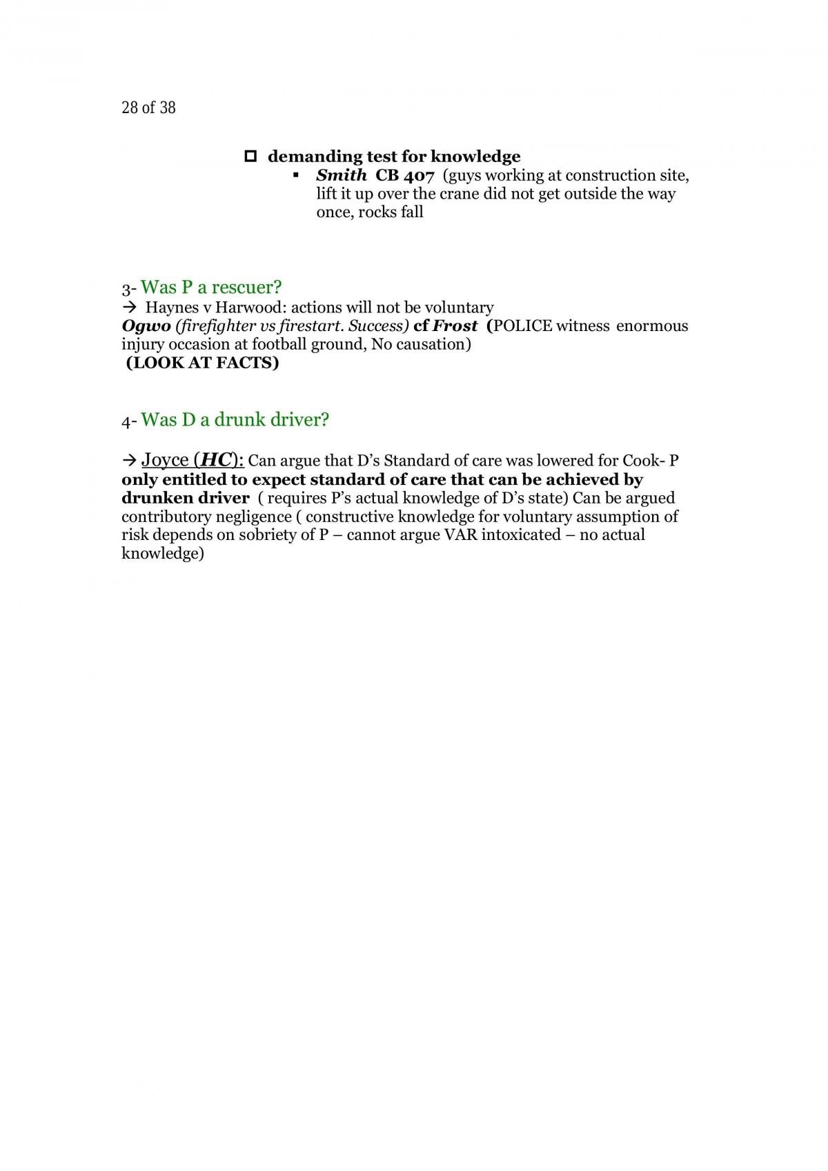 Detailed Tort Note - Page 28