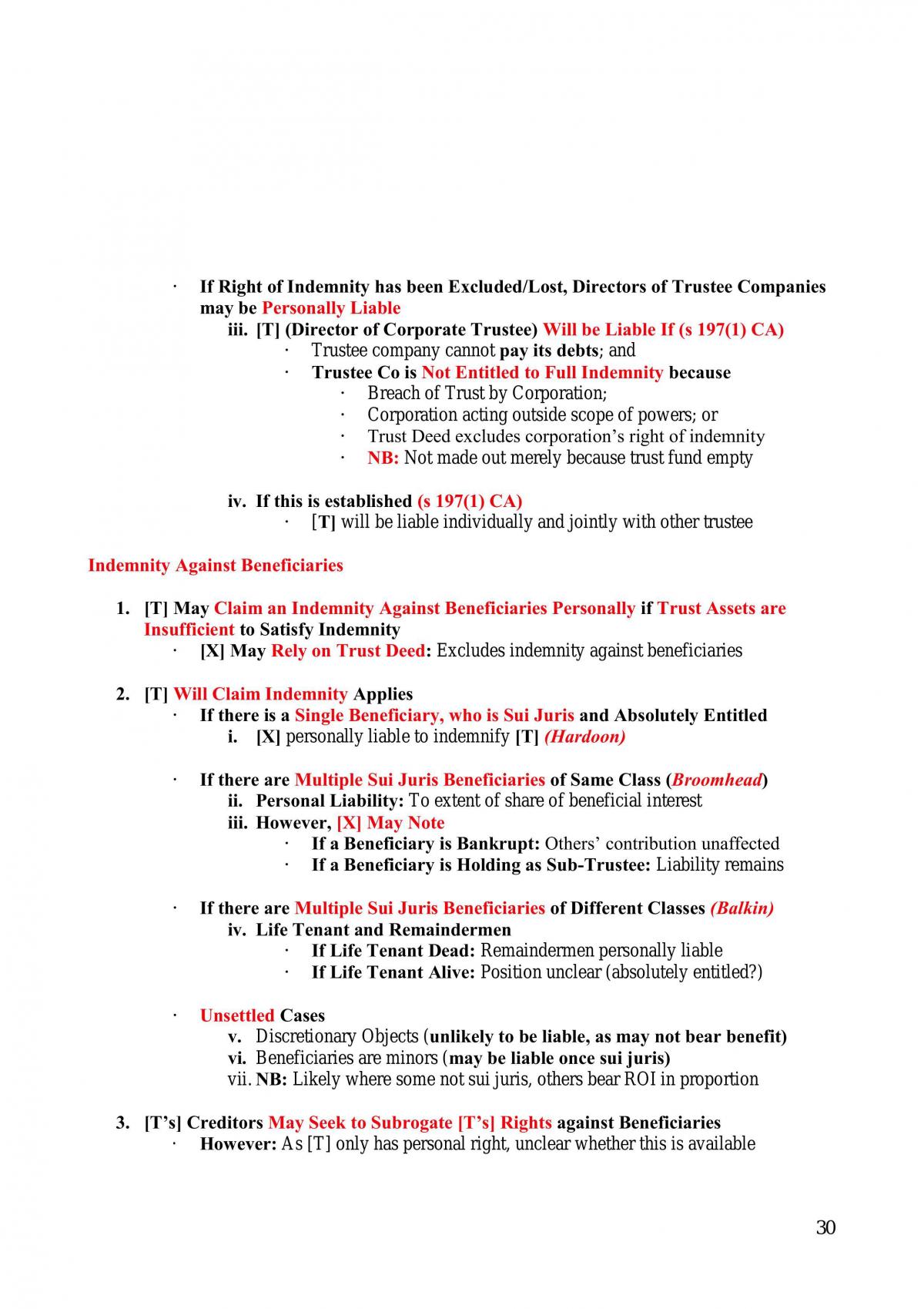 Notes on Trust for Equity - Page 30