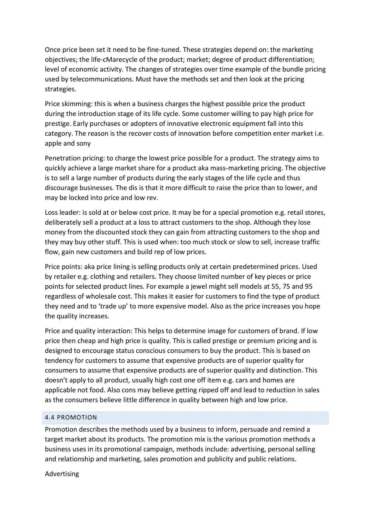 HSC Business Studies Notes - Page 69