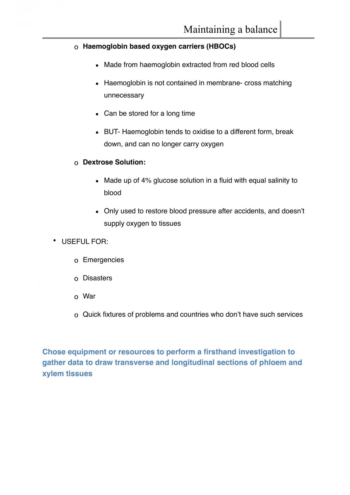 Maintaining a Balance Complete Notes - Page 38