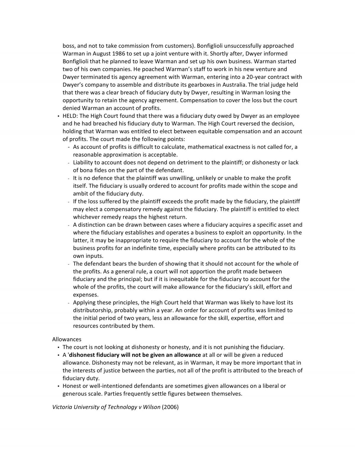 Equity and Trusts Study notes  - Page 51