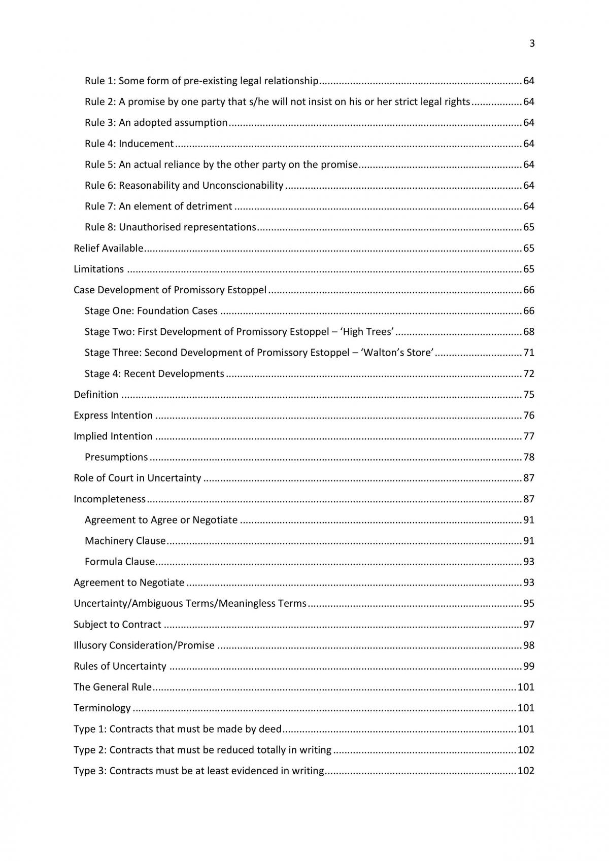 Contracts Full Exam Notes  - 358 Pages - Page 3