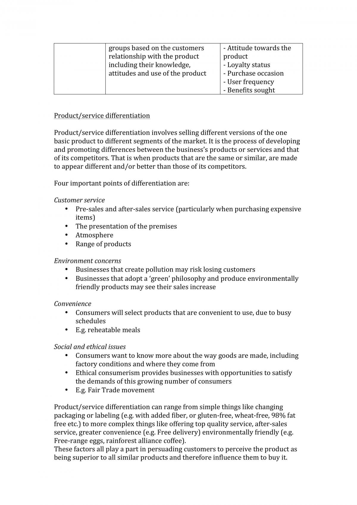 Marketing Topic Notes - Page 18