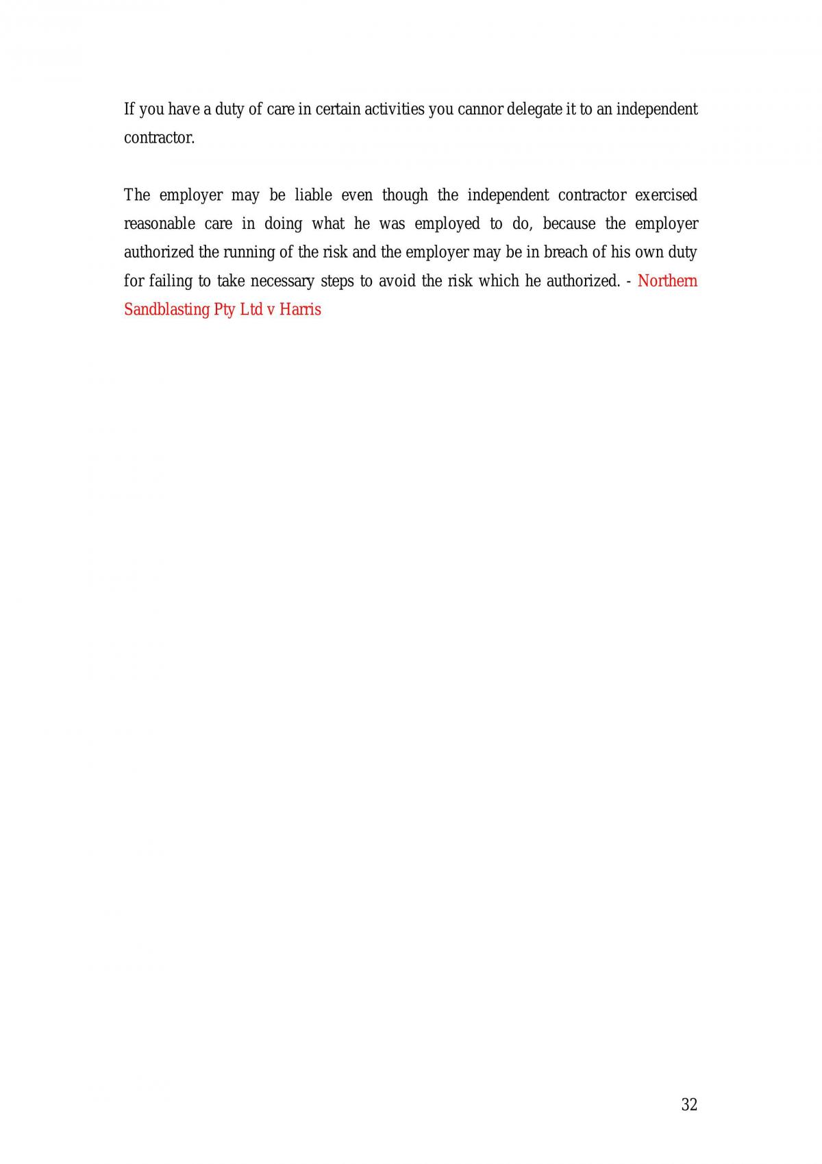 A Full Set Of Extremly Simple And Striaghtforward Torts Notes - Page 32