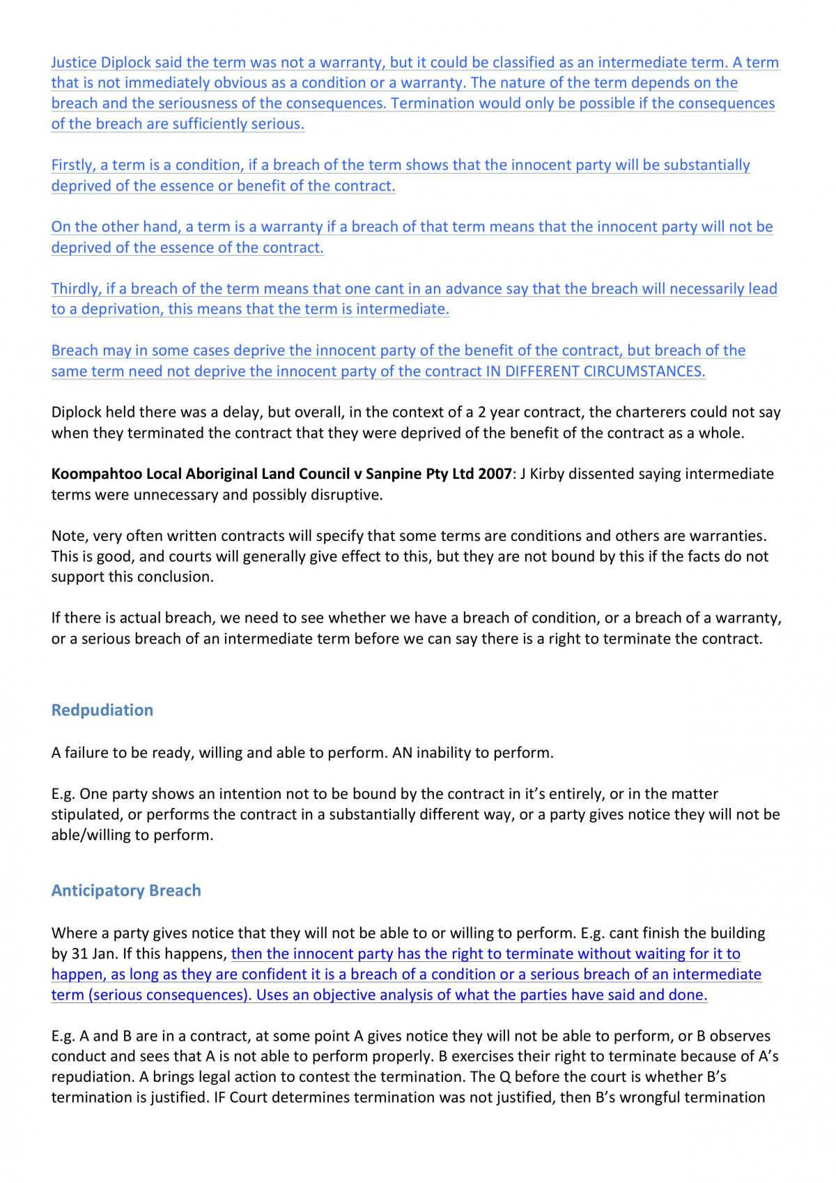 Complete Contracts Law Notes - Page 54