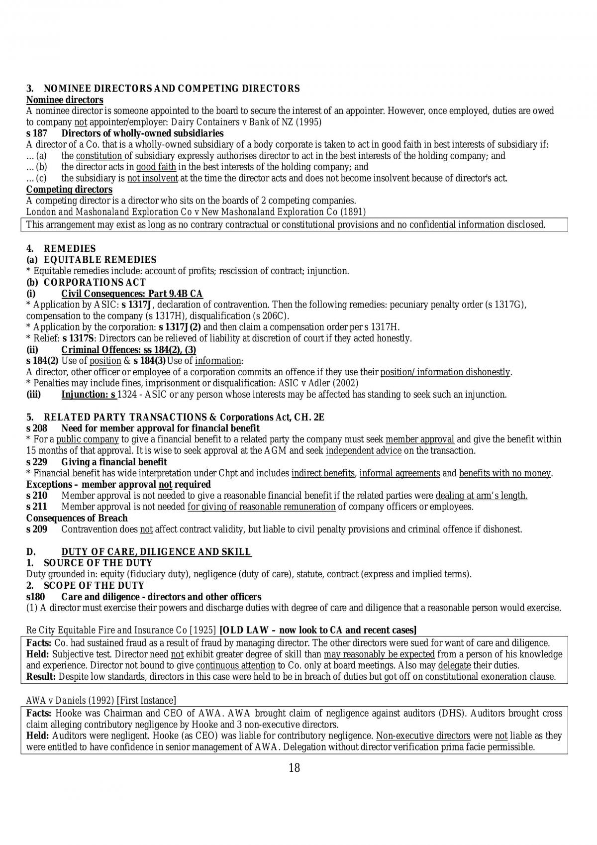 Corporate Law - Page 18
