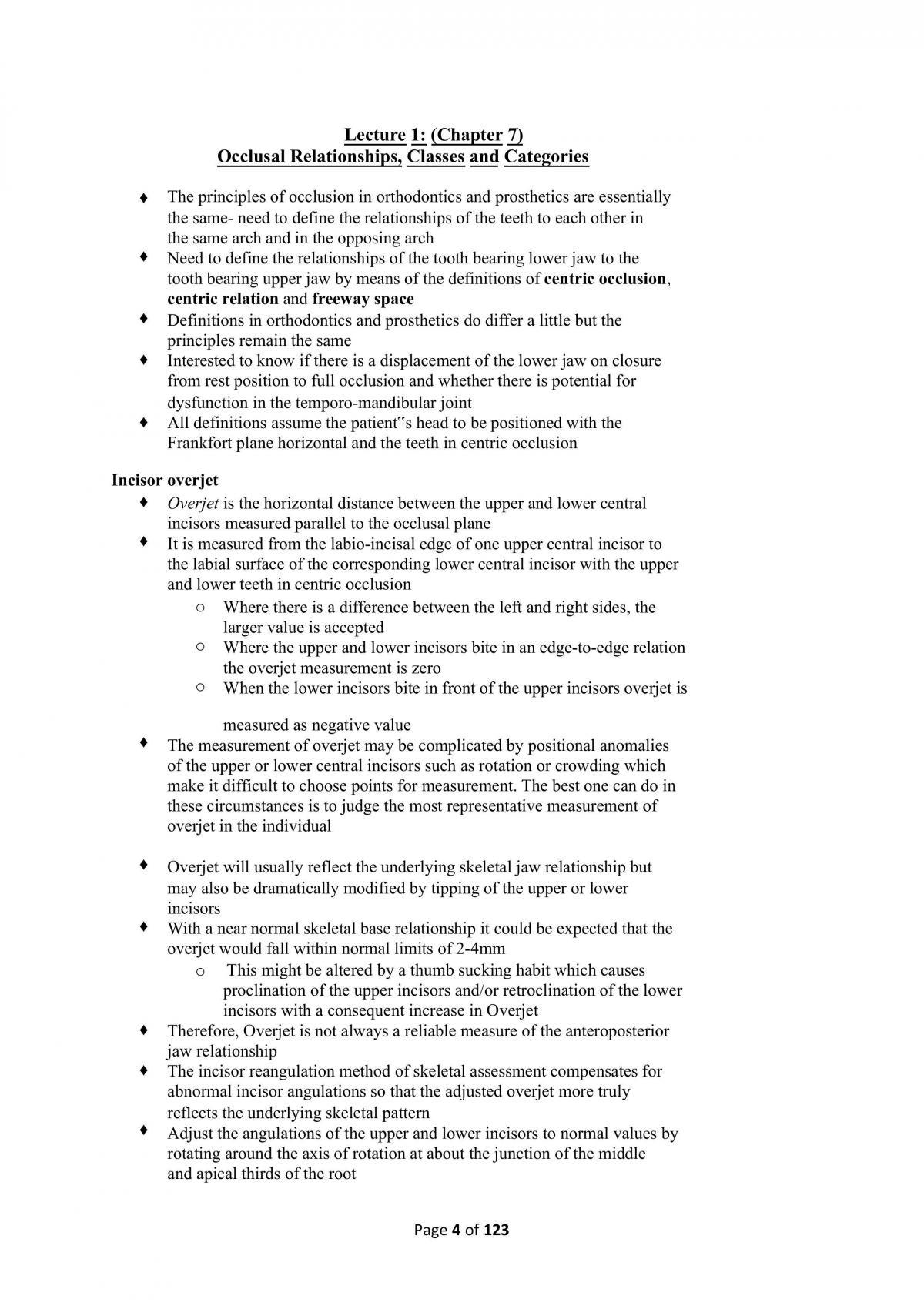 Paediatric Dentistry Notes - Page 4