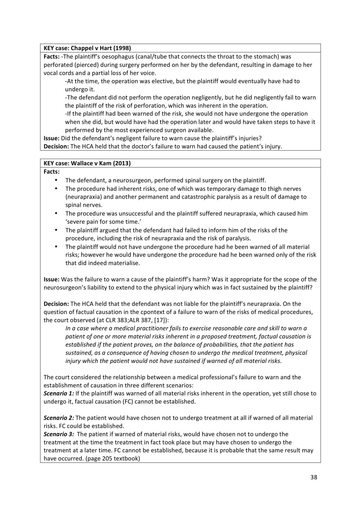 Torts Notes - Final Exam - Page 38