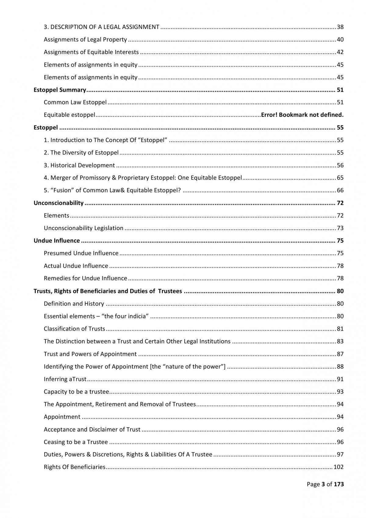 Equity and Trusts Complete Notes - Page 3