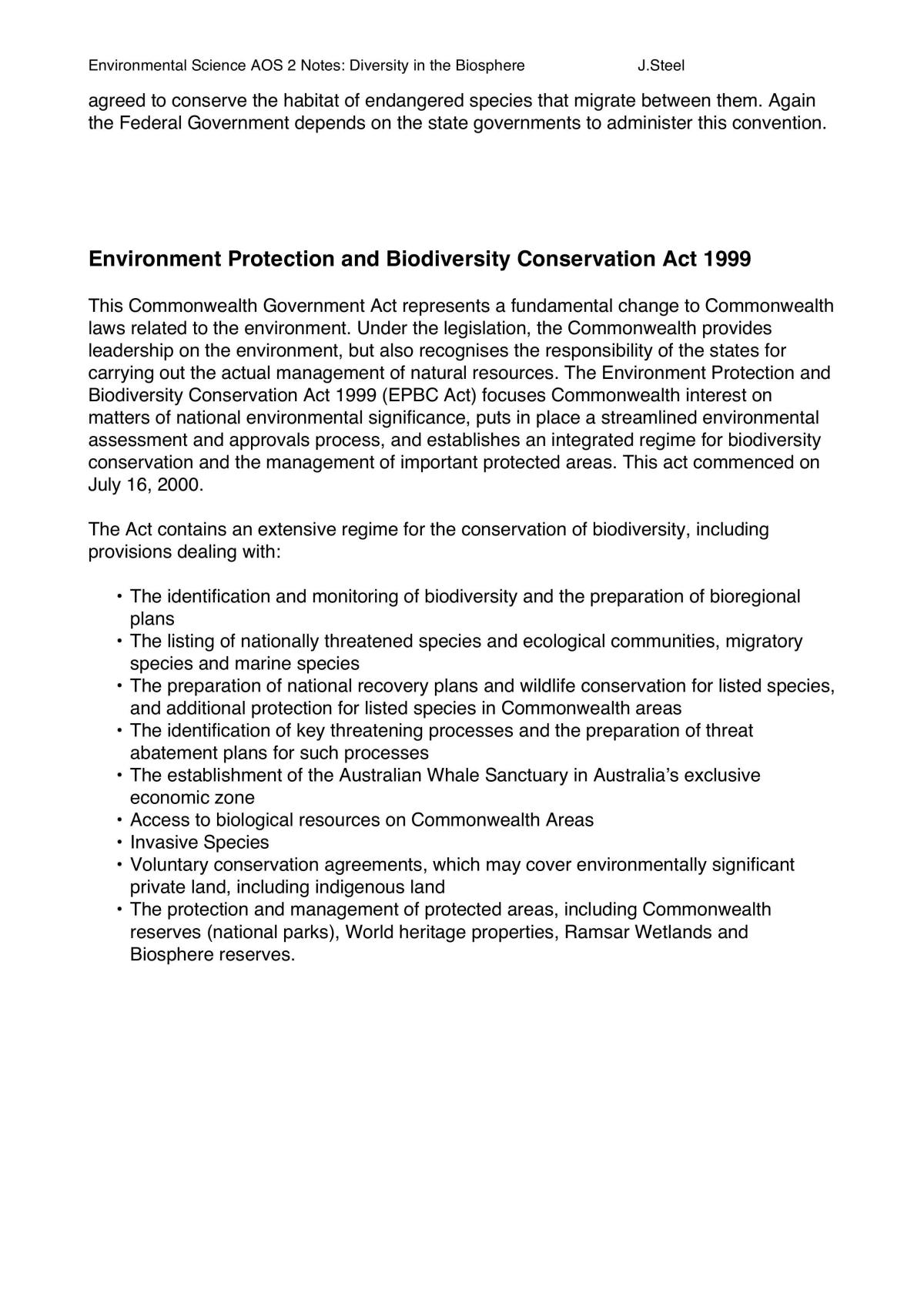 Environmental Science Unit 3 AOS 2 Notes  - Page 21